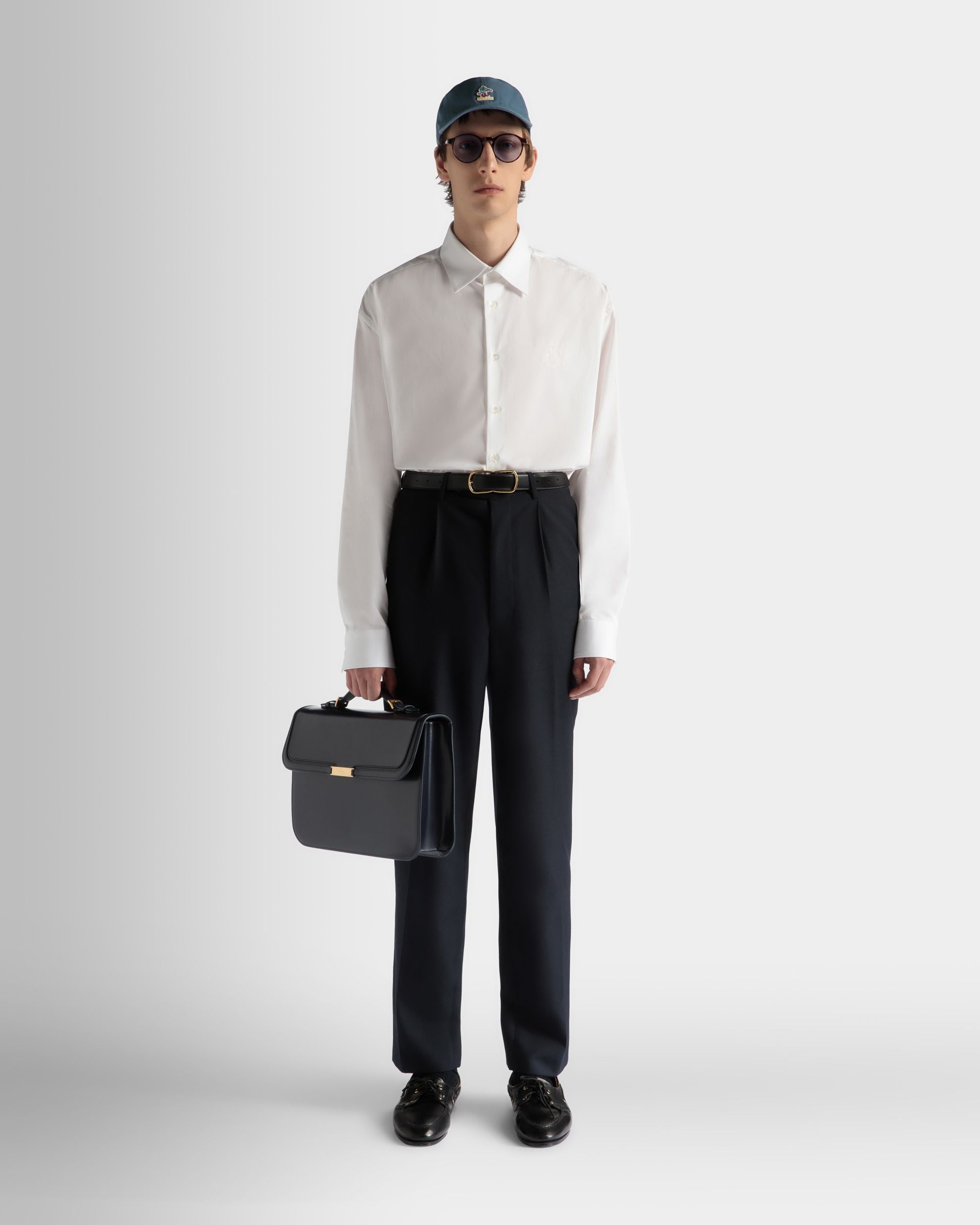 Shirt in White Cotton - Men's - Bally - 02