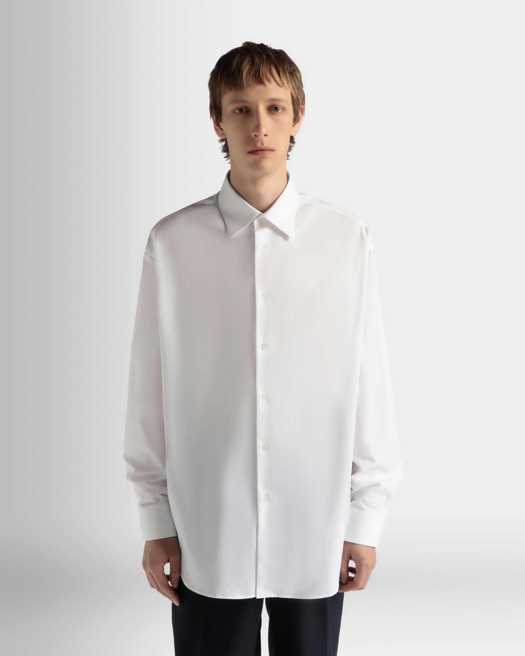 Shirt in White Cotton - Men's - Bally - 03