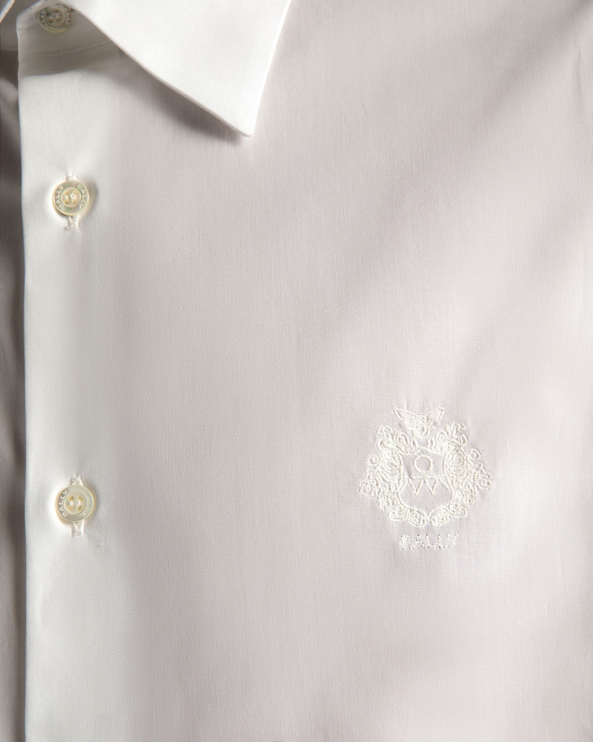 Shirt in White Cotton - Men's - Bally - 04