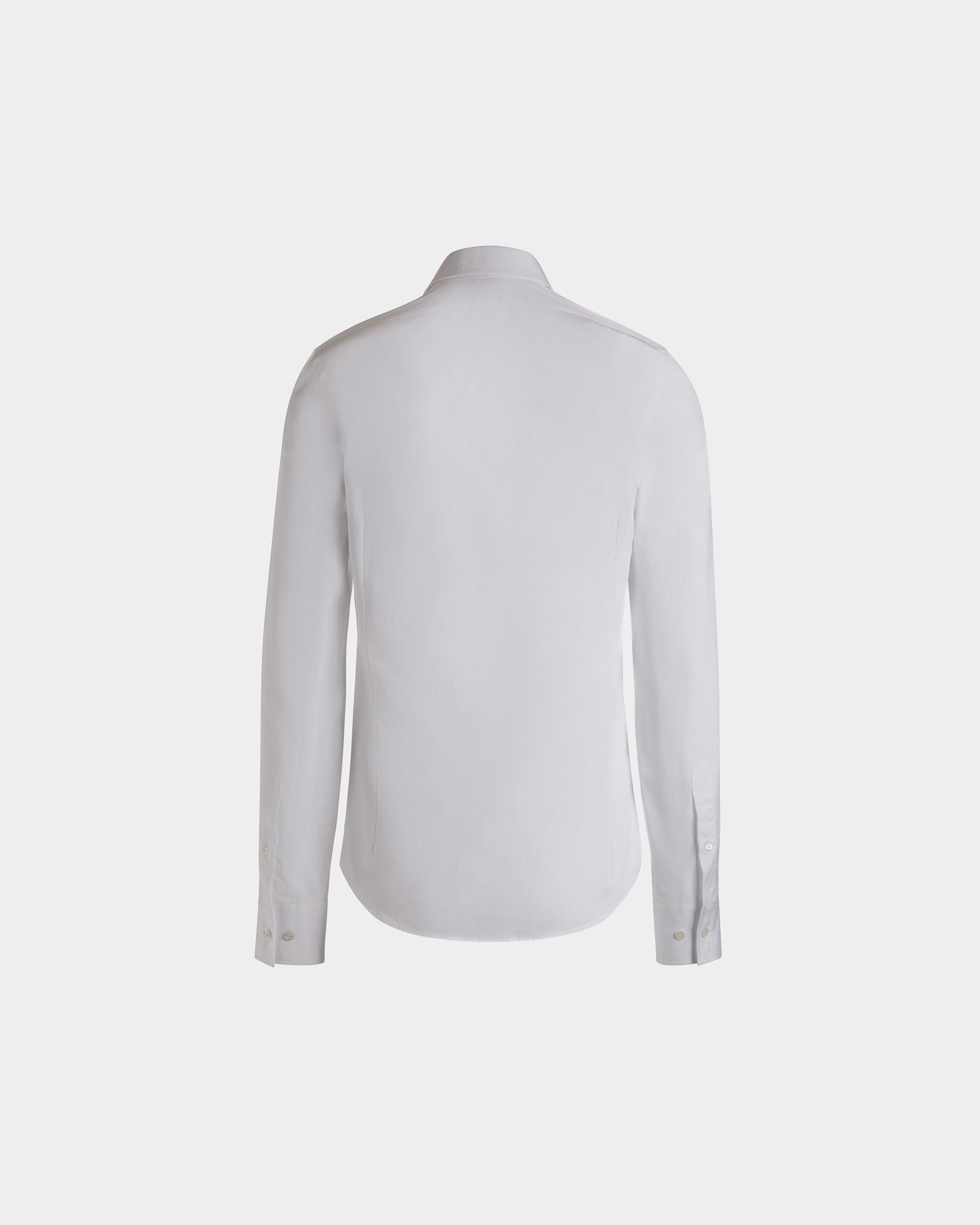 Adrien Brody Travel Collection Long Sleeve Shirt In White Cotton - Men's - Bally - 09
