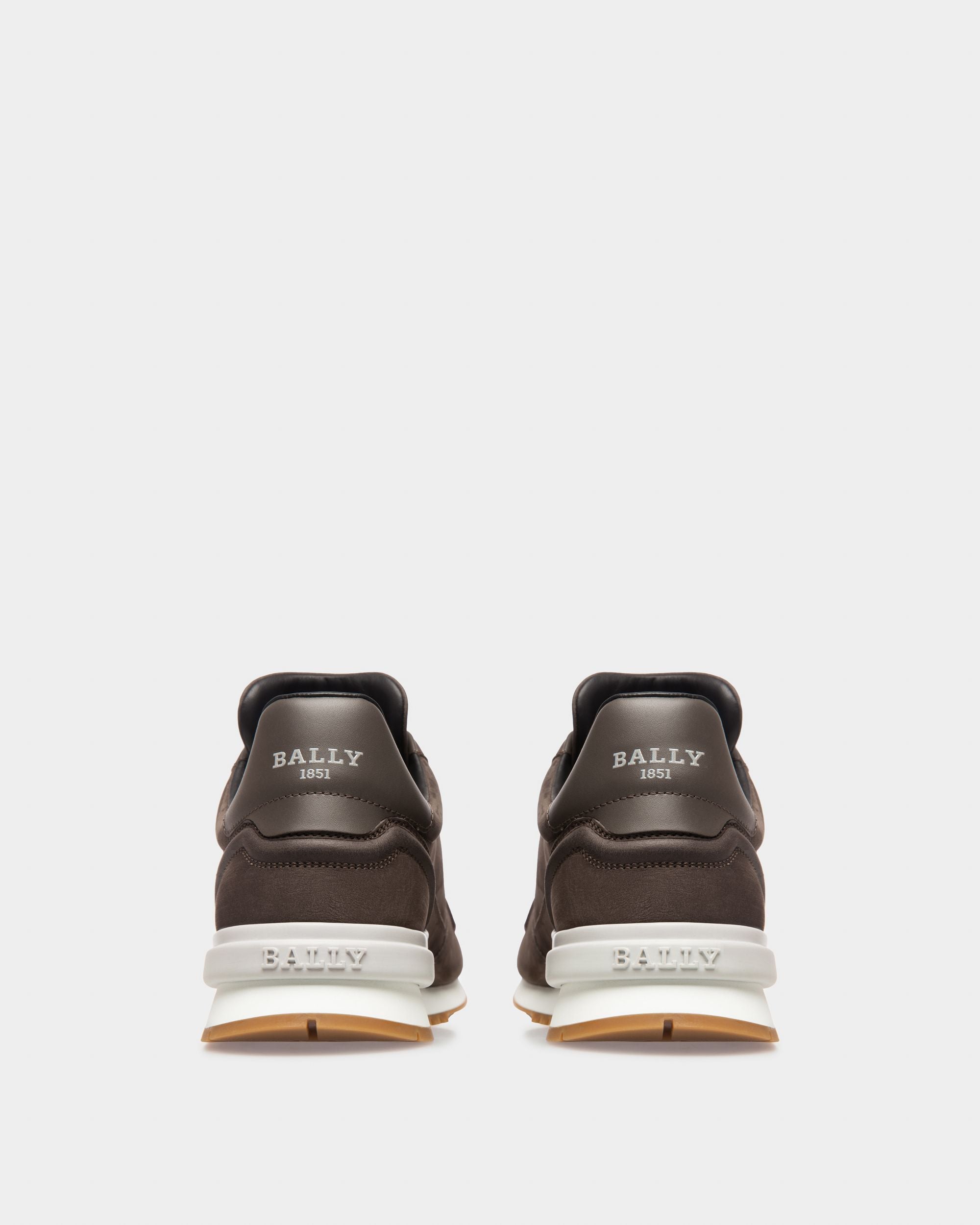 Asper Leather Sneakers In Army Green - Men's - Bally - 03