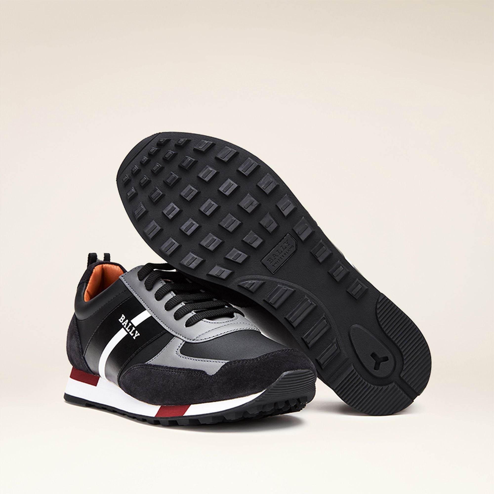 Sneaker in Black Leather - Men's - Bally - 03