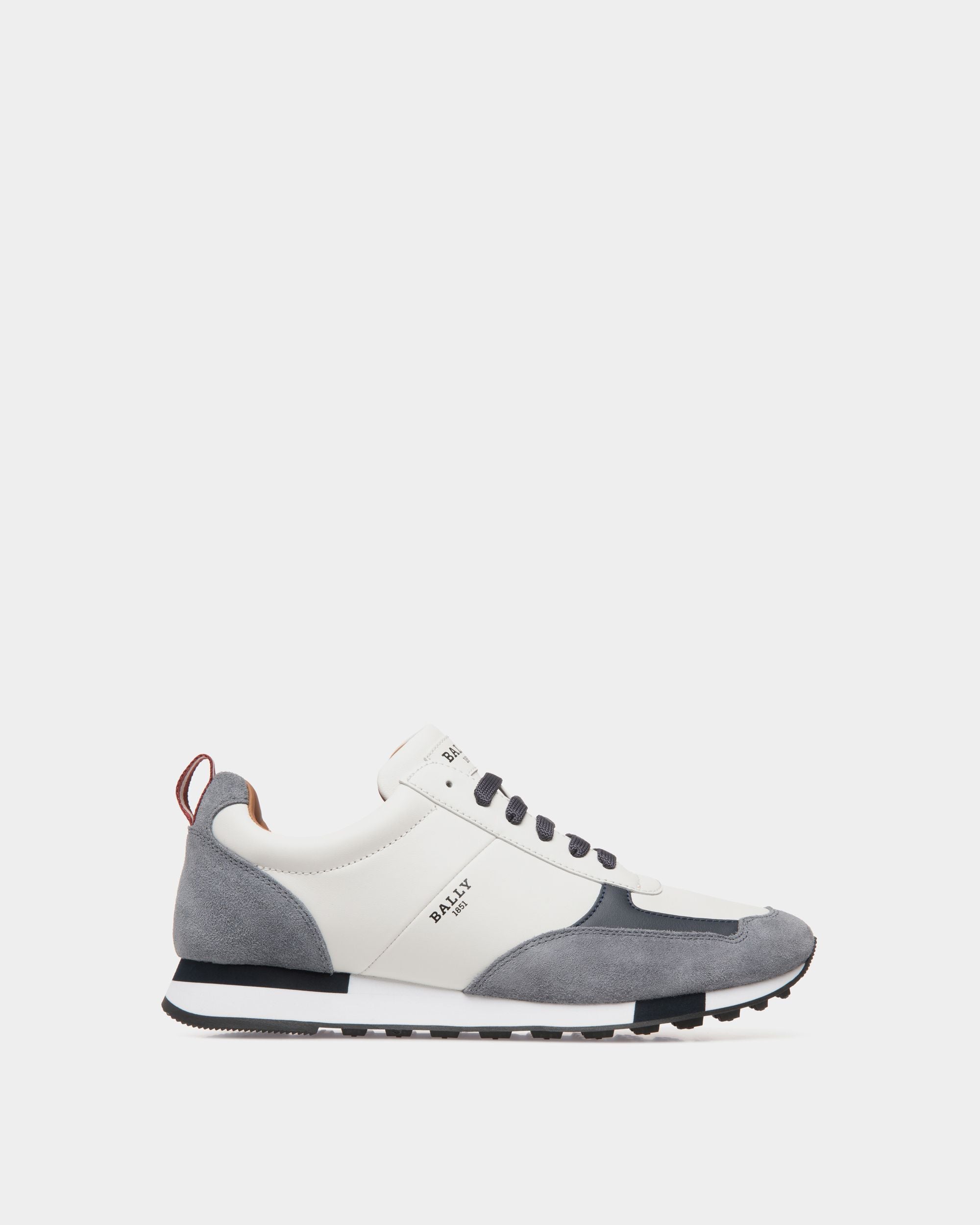 Sneaker in White Leather - Men's - Bally - 01