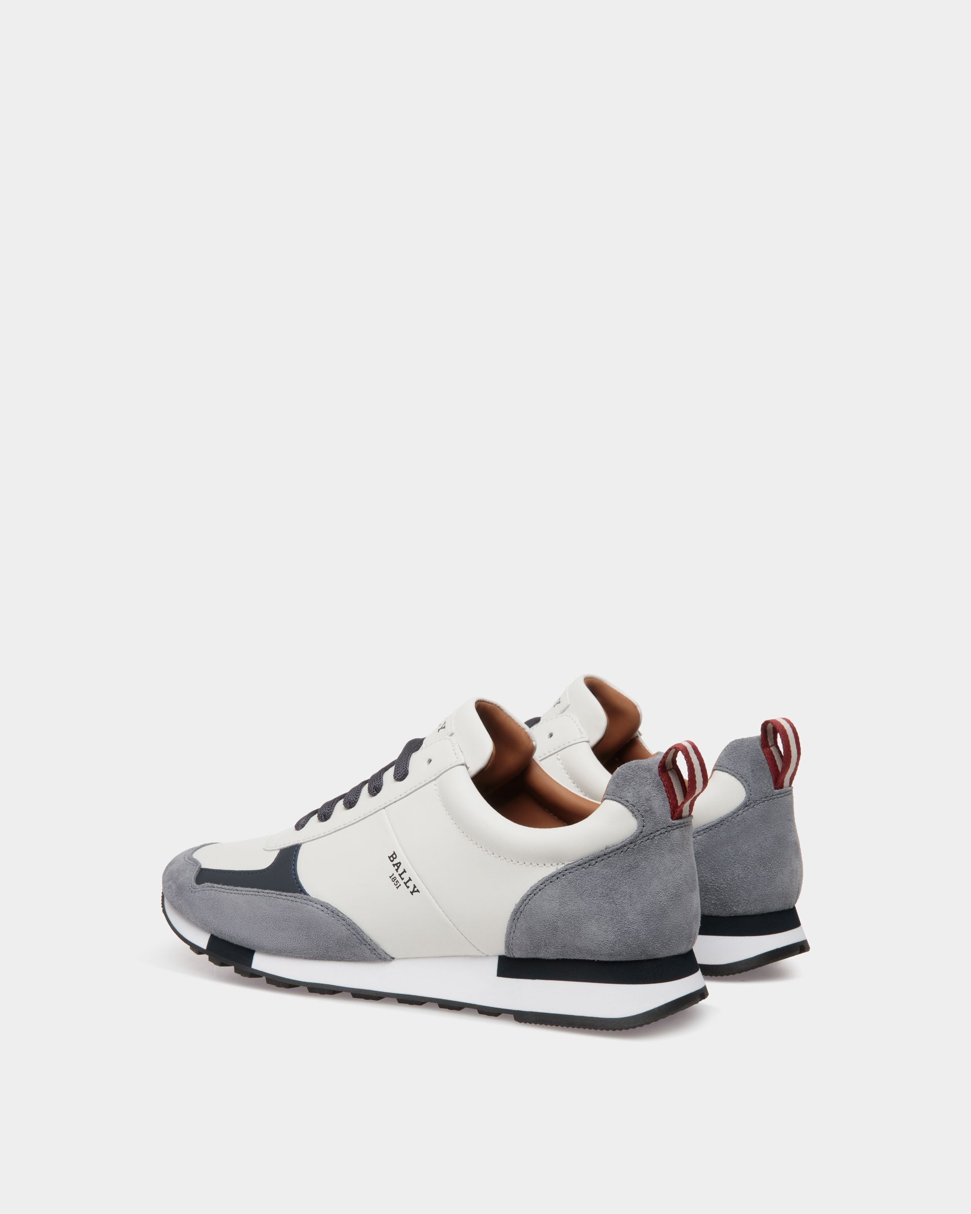 Sneaker in White Leather - Men's - Bally - 03