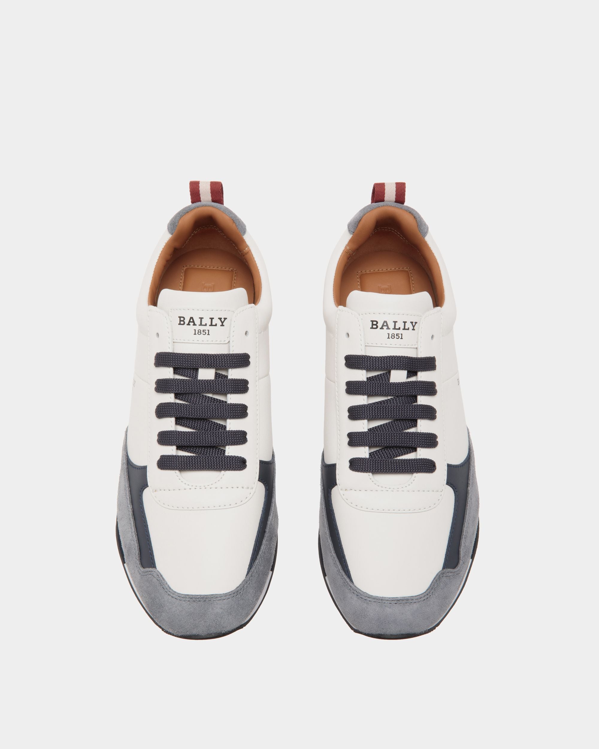 Sneaker in White Leather - Men's - Bally - 04