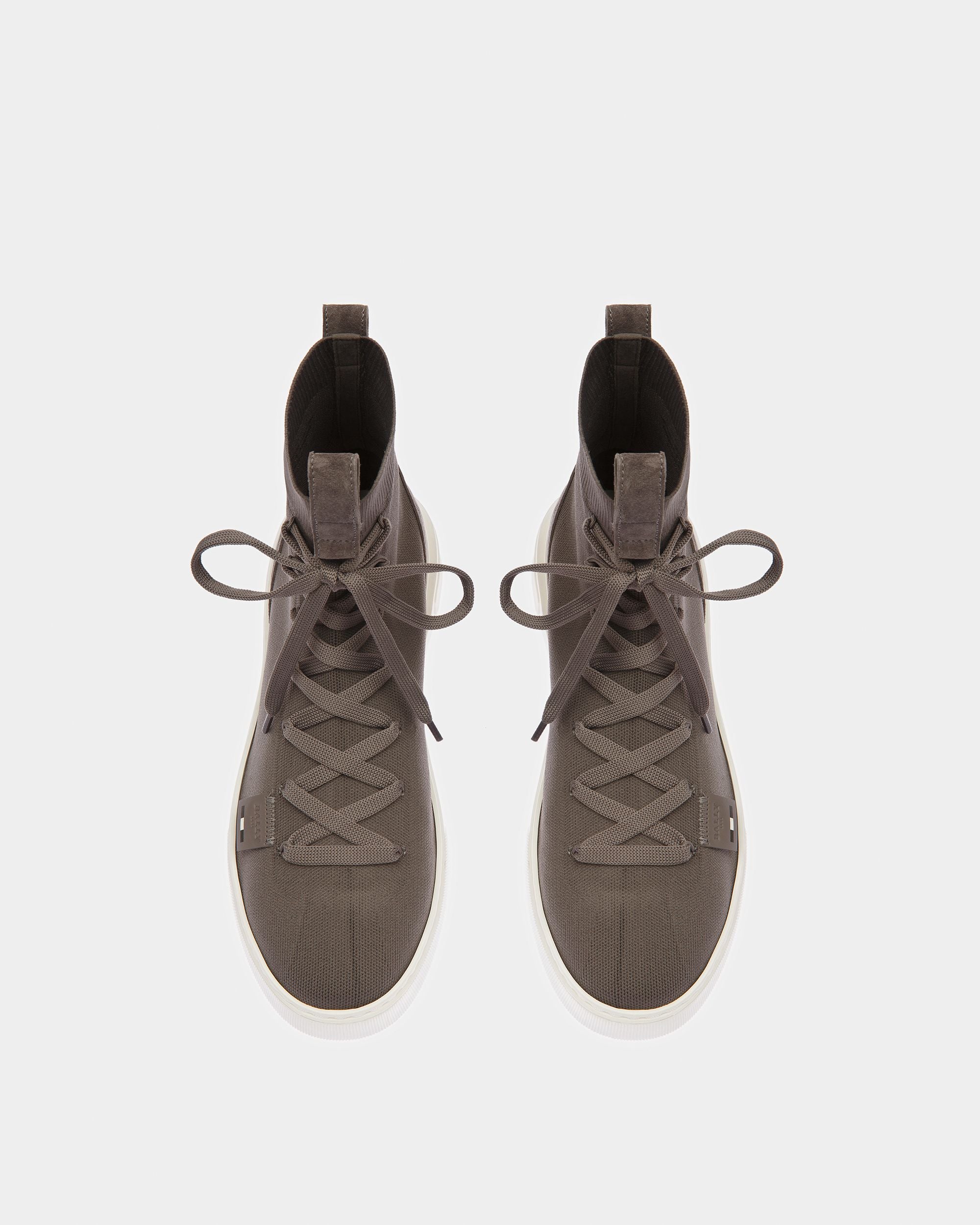 Mitys-T Leather Sneakers In Dark Mineral - Men's - Bally - 02