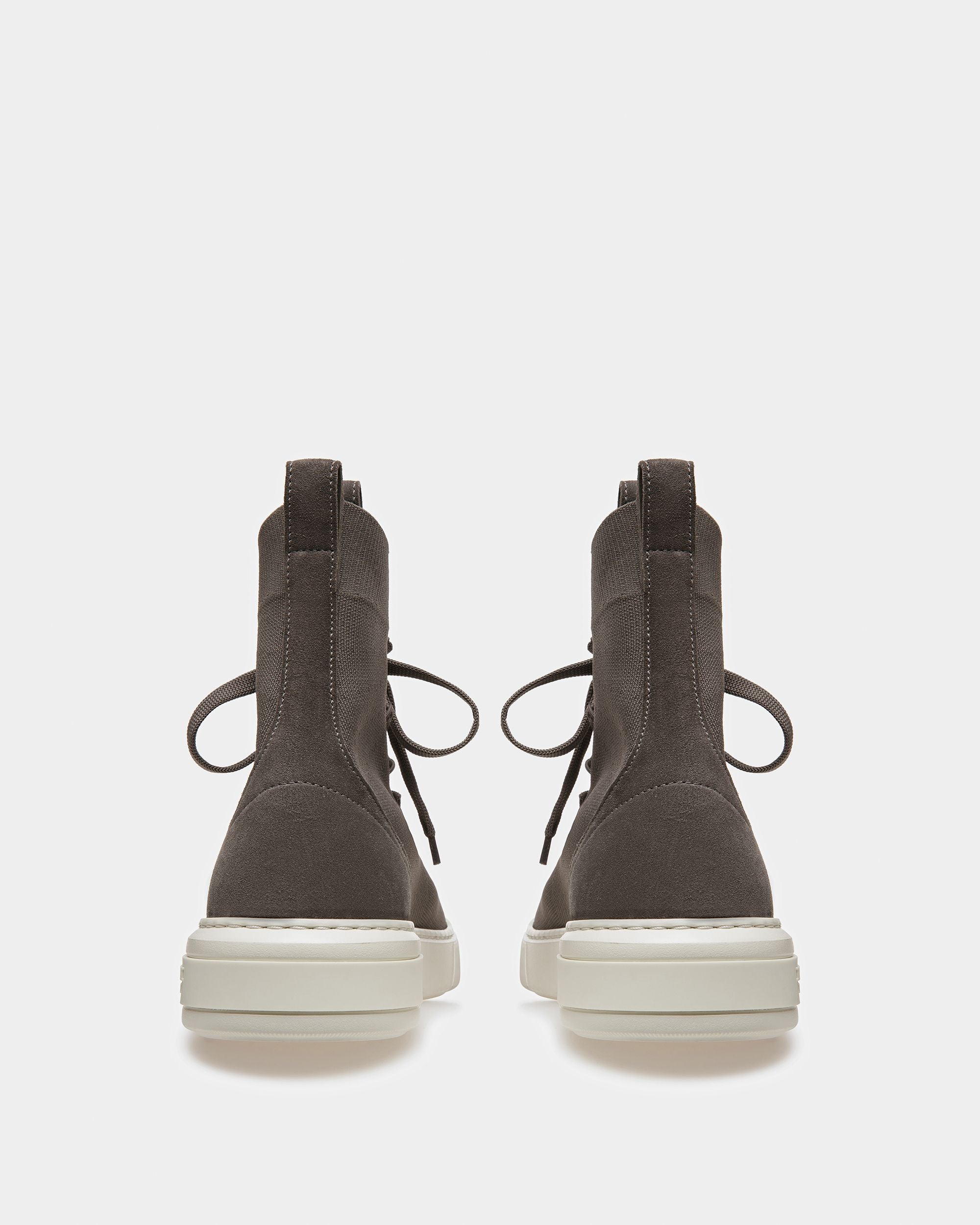 Mitys-T Leather Sneakers In Dark Mineral - Men's - Bally - 04