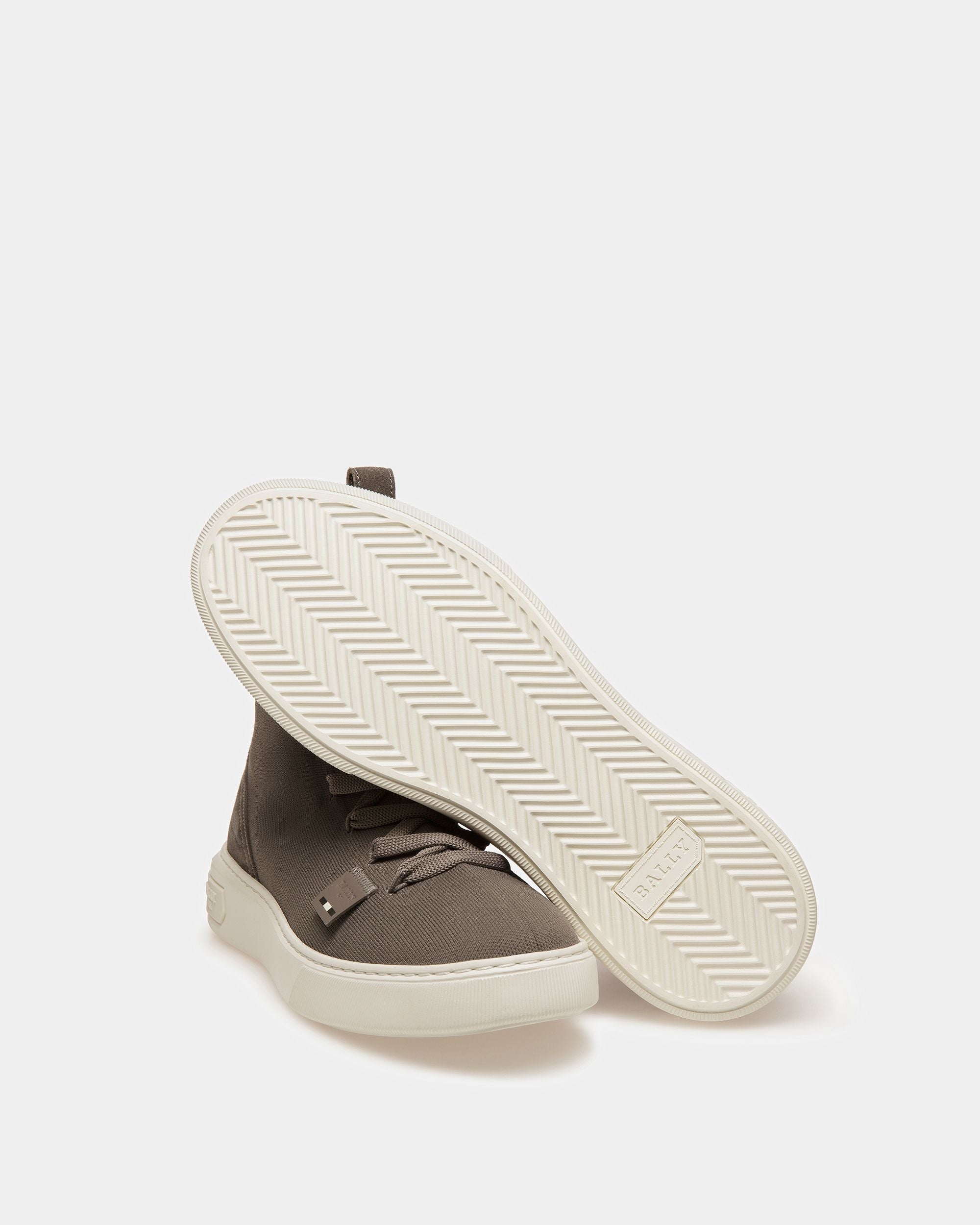 Mitys-T Leather Sneakers In Dark Mineral - Men's - Bally - 05