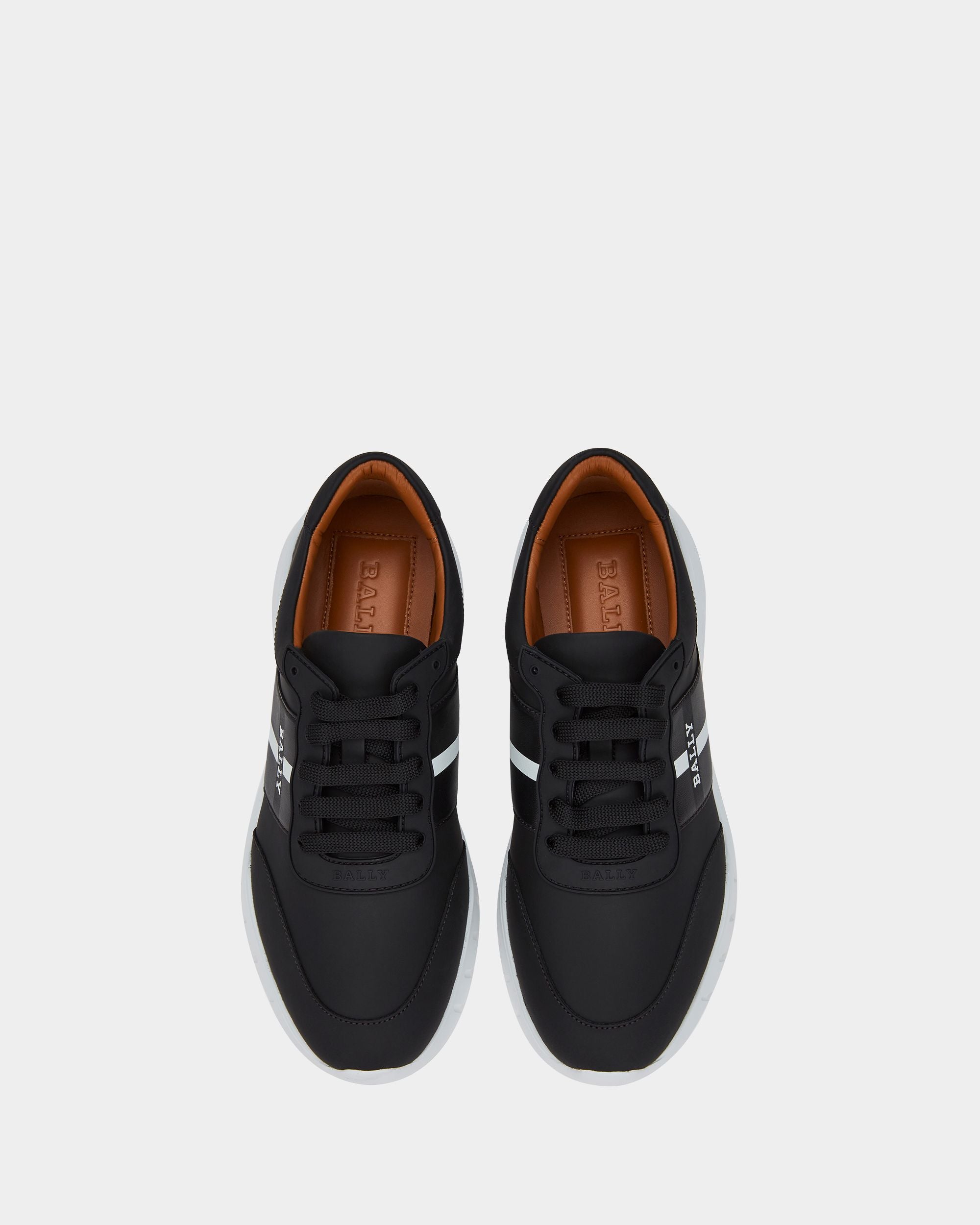 Sneaker in Black Leather - Men's - Bally - 05