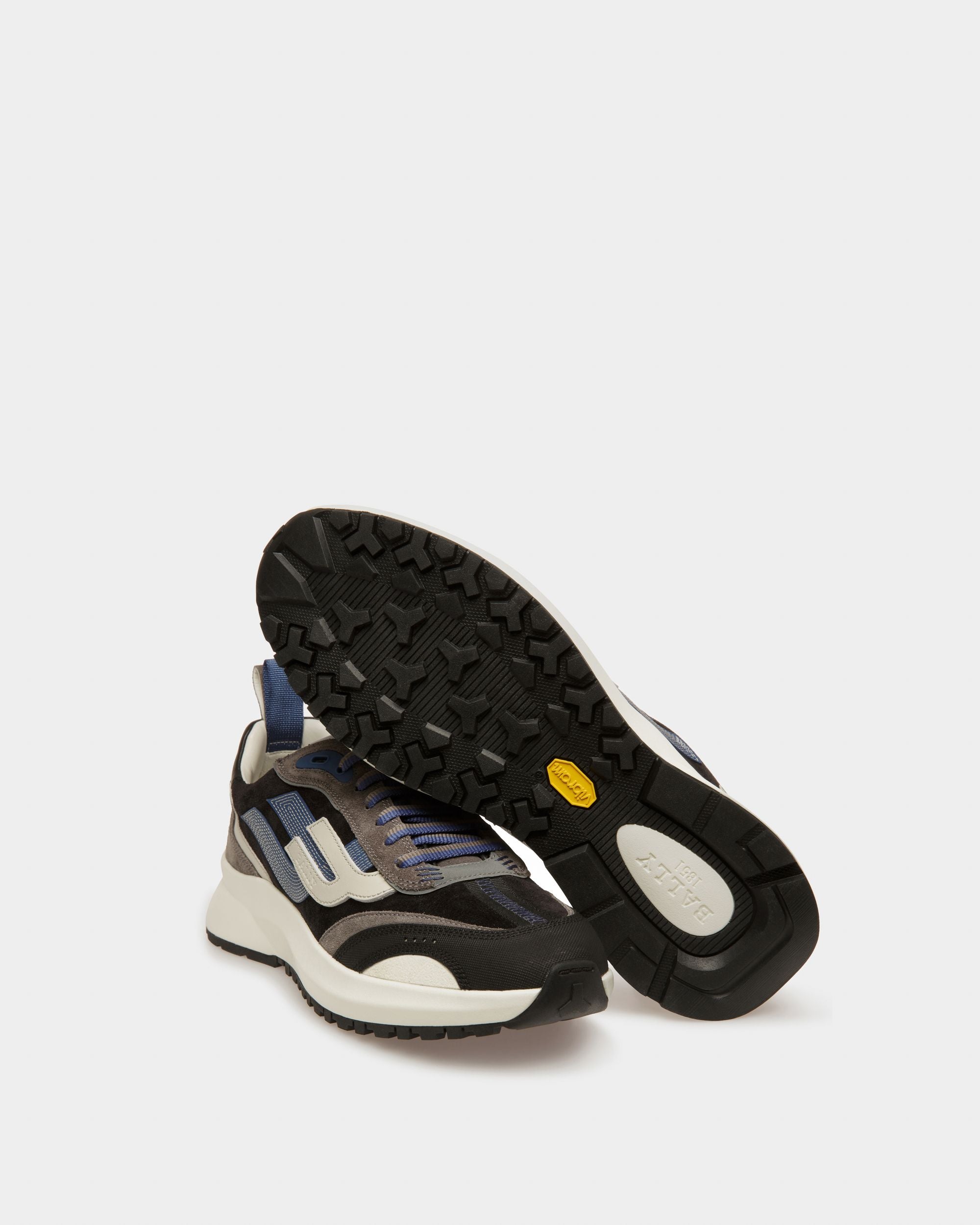 Darky Leather Sneakers In Black - Men's - Bally - 04