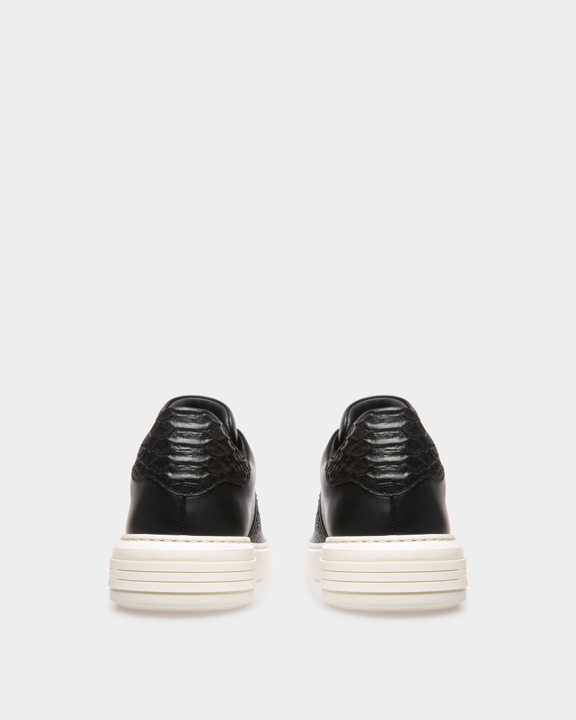 Mattye Leather Sneakers In Black - Men's - Bally - 04