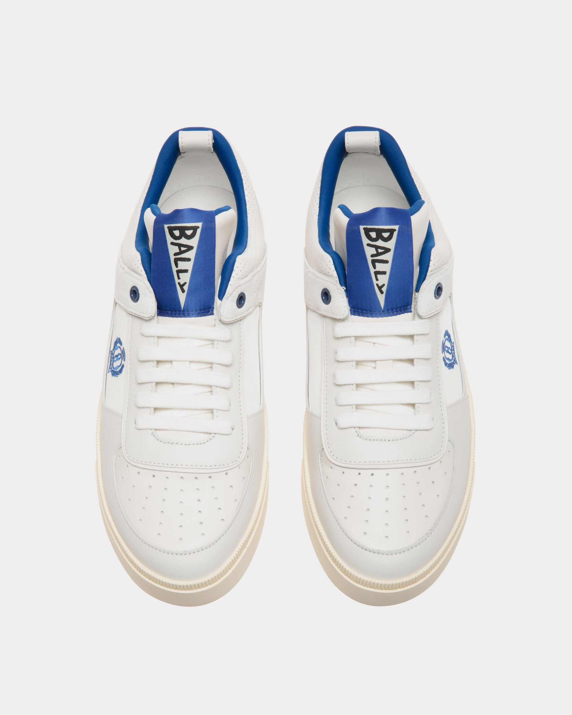Raise Sneaker In White Leather - Men's - Bally - 04