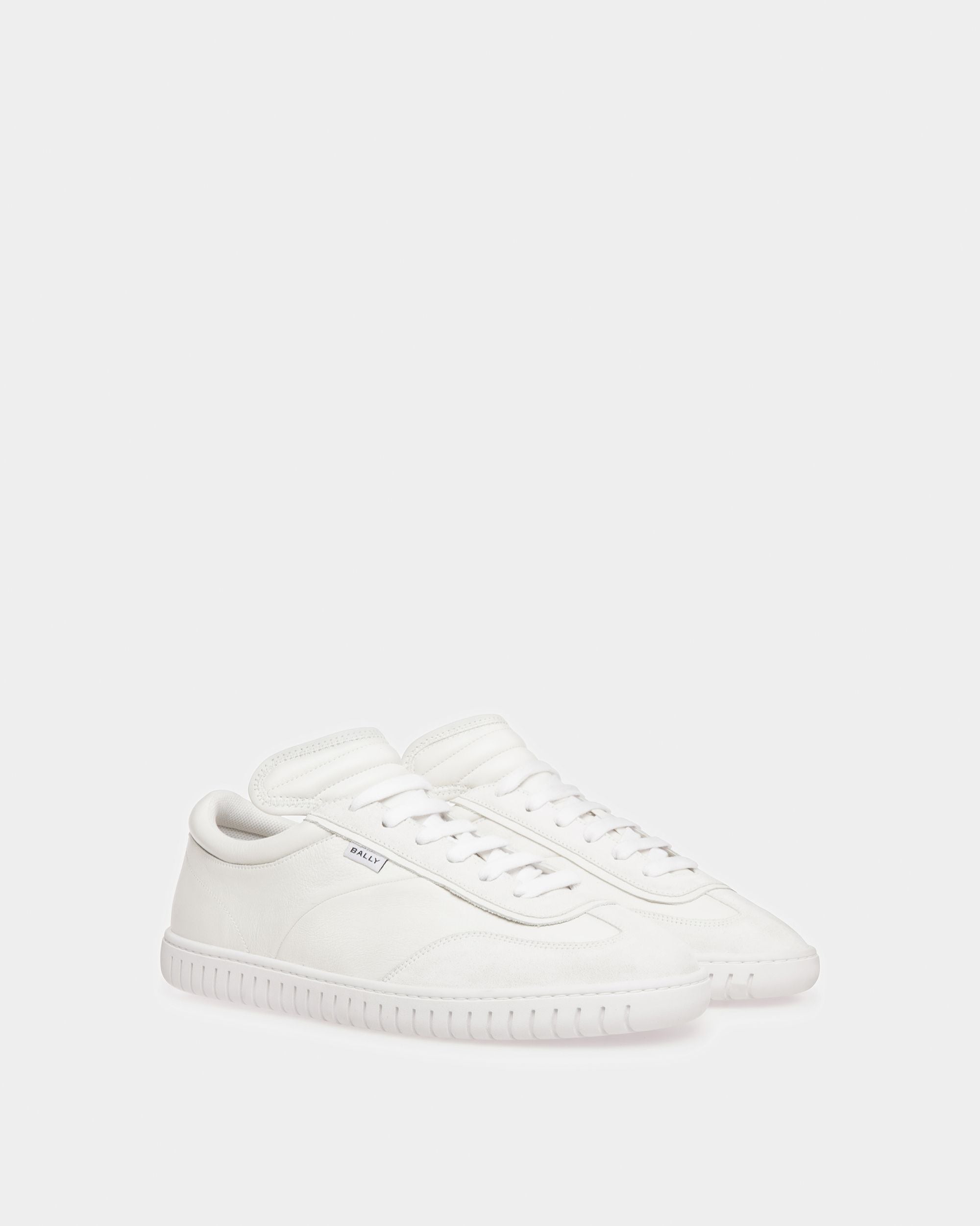 Player Sneakers In White Leather - Men's - Bally - 03