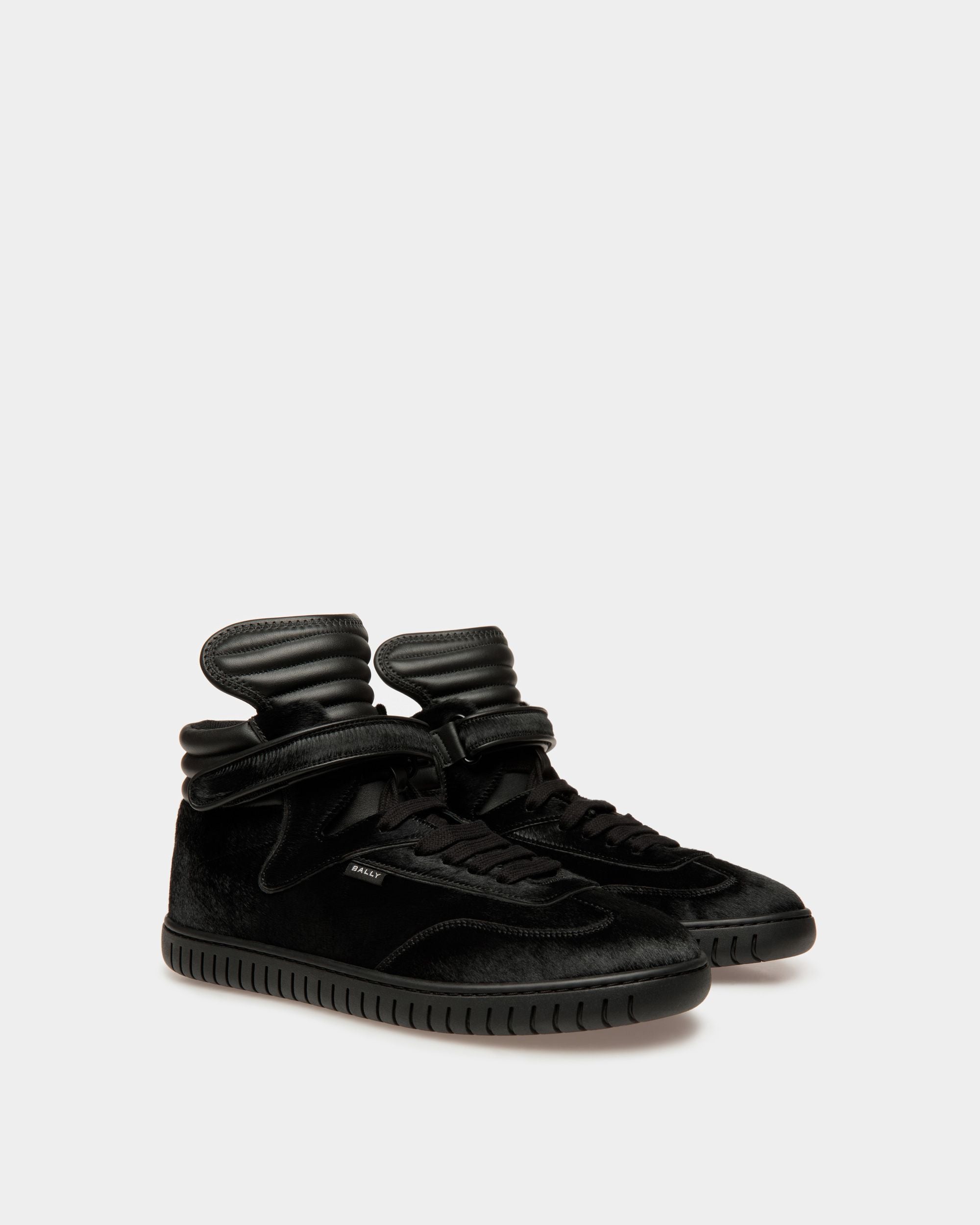 Player Sneakers In Black Leather - Men's - Bally - 02