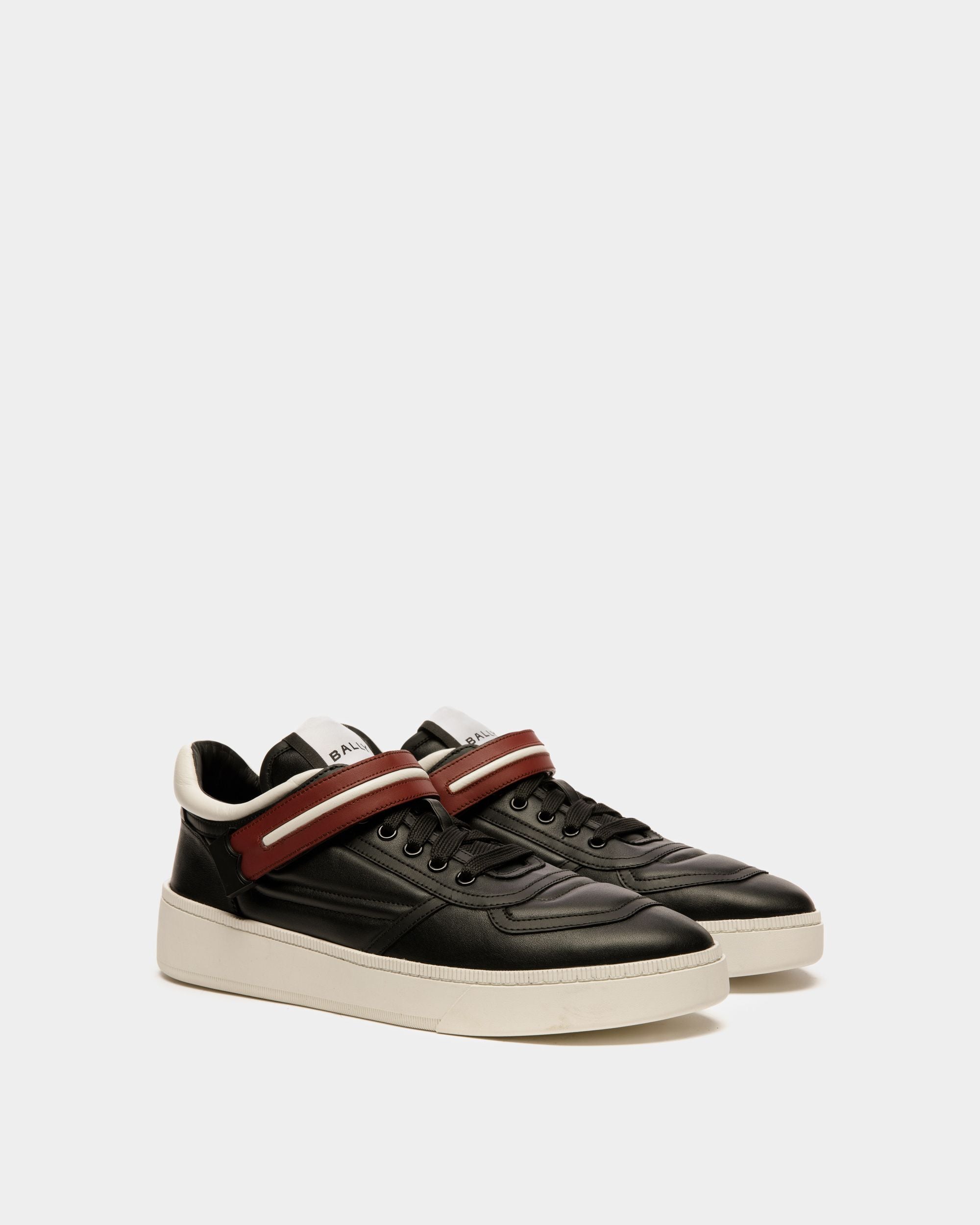 Raise Sneaker In Black Leather - Men's - Bally - 02