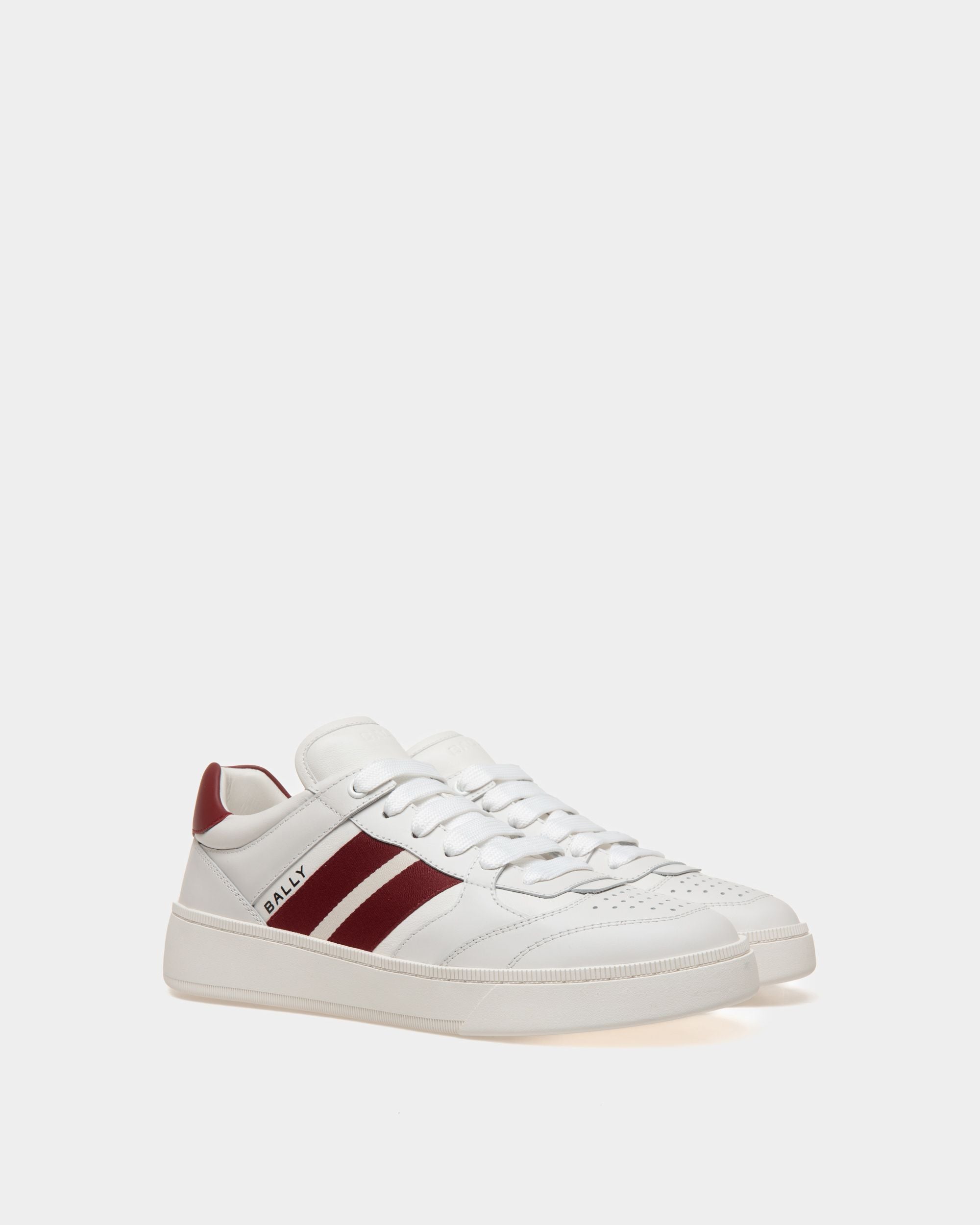 Raise Sneaker In White Leather - Men's - Bally - 03