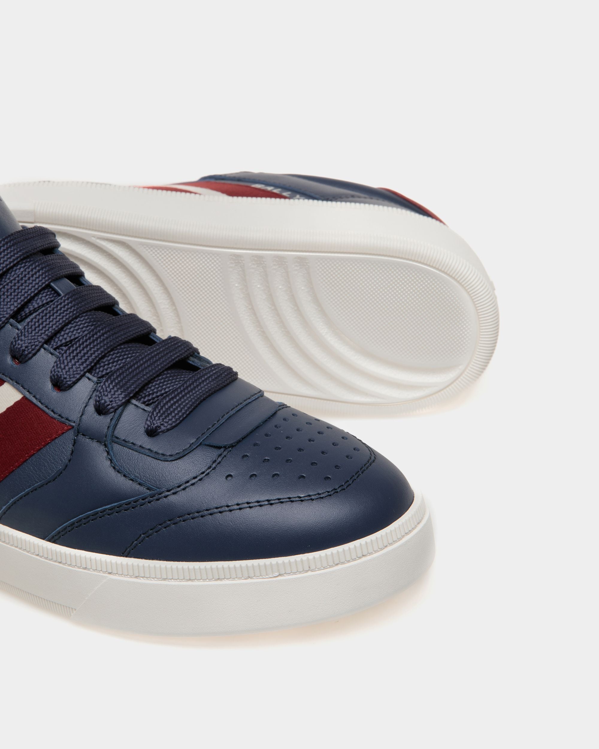 Raise Sneaker in Blue Leather - Men's - Bally - 04
