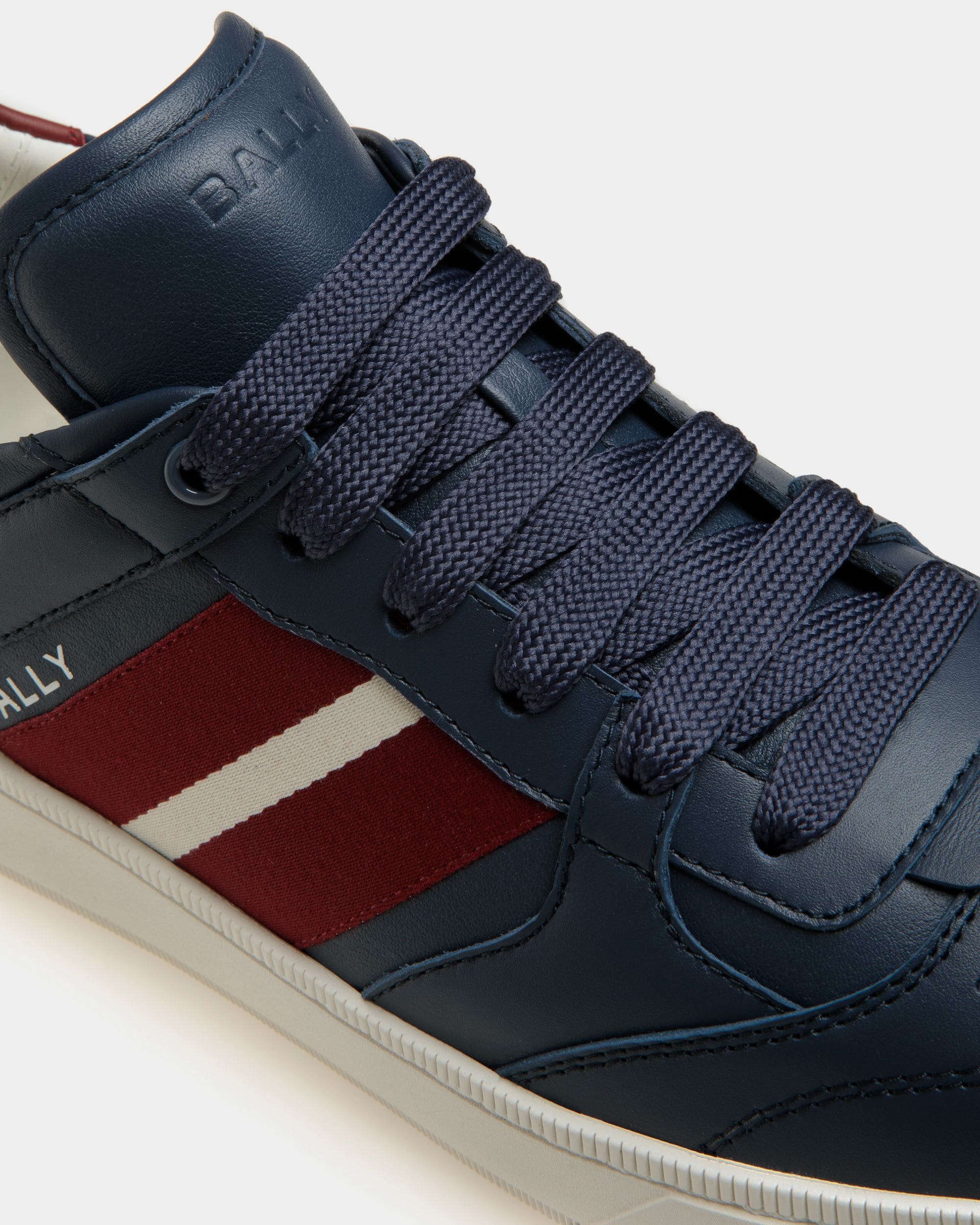 Raise Sneaker in Blue Leather - Men's - Bally - 05