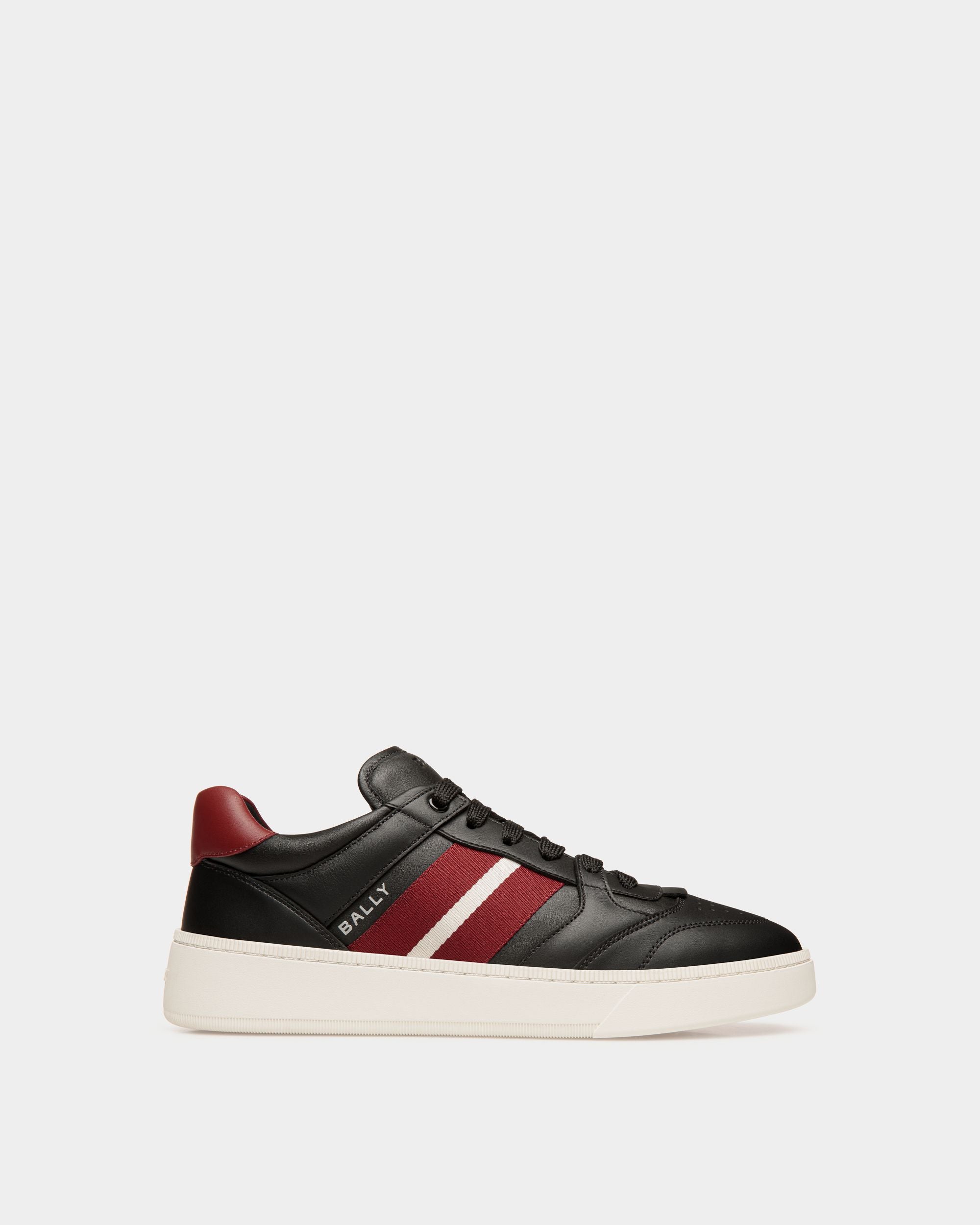 Raise Sneaker In Black Leather - Men's - Bally - 01