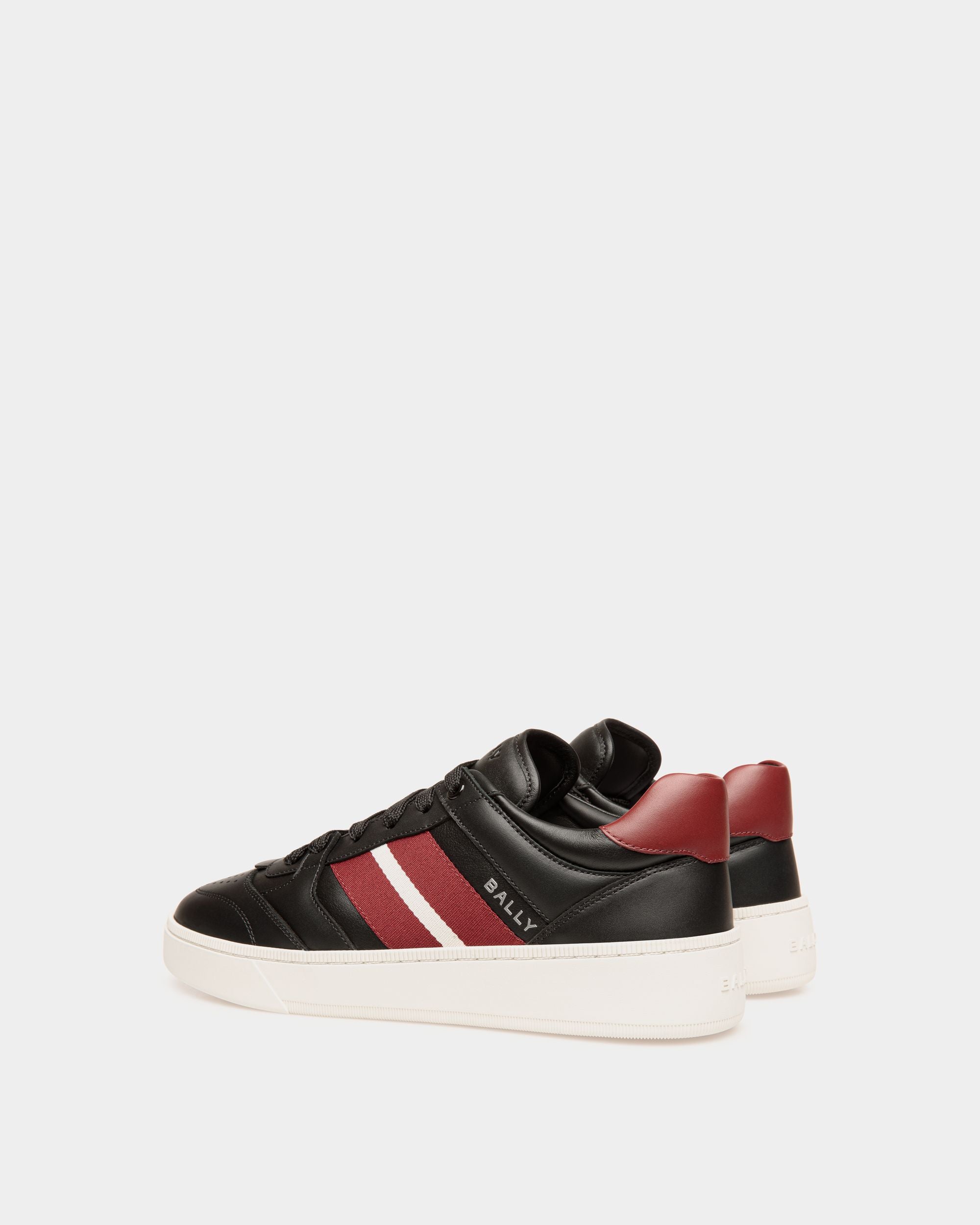 Raise Sneaker In Black Leather - Men's - Bally - 03