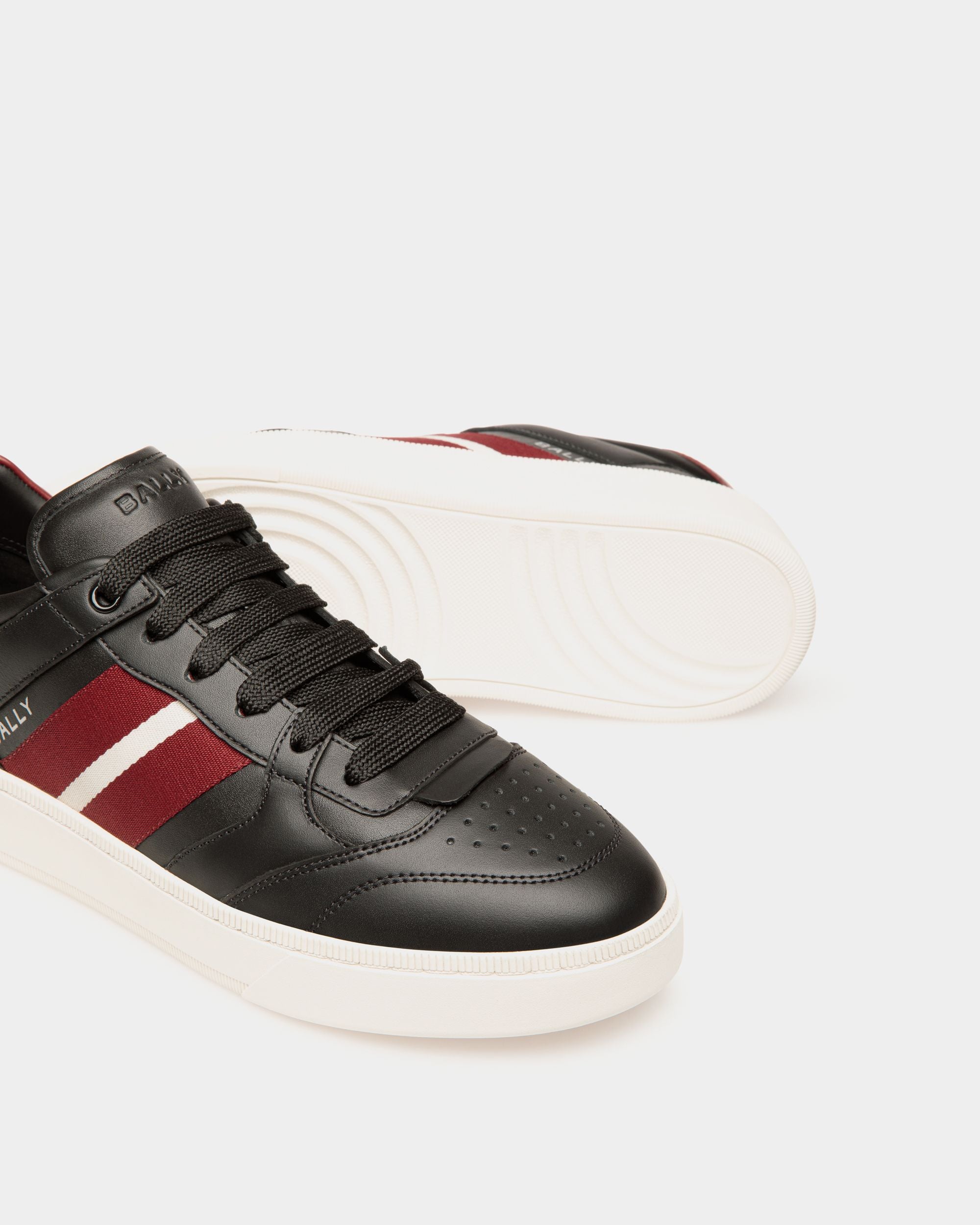 Raise Sneaker In Black Leather - Men's - Bally - 04