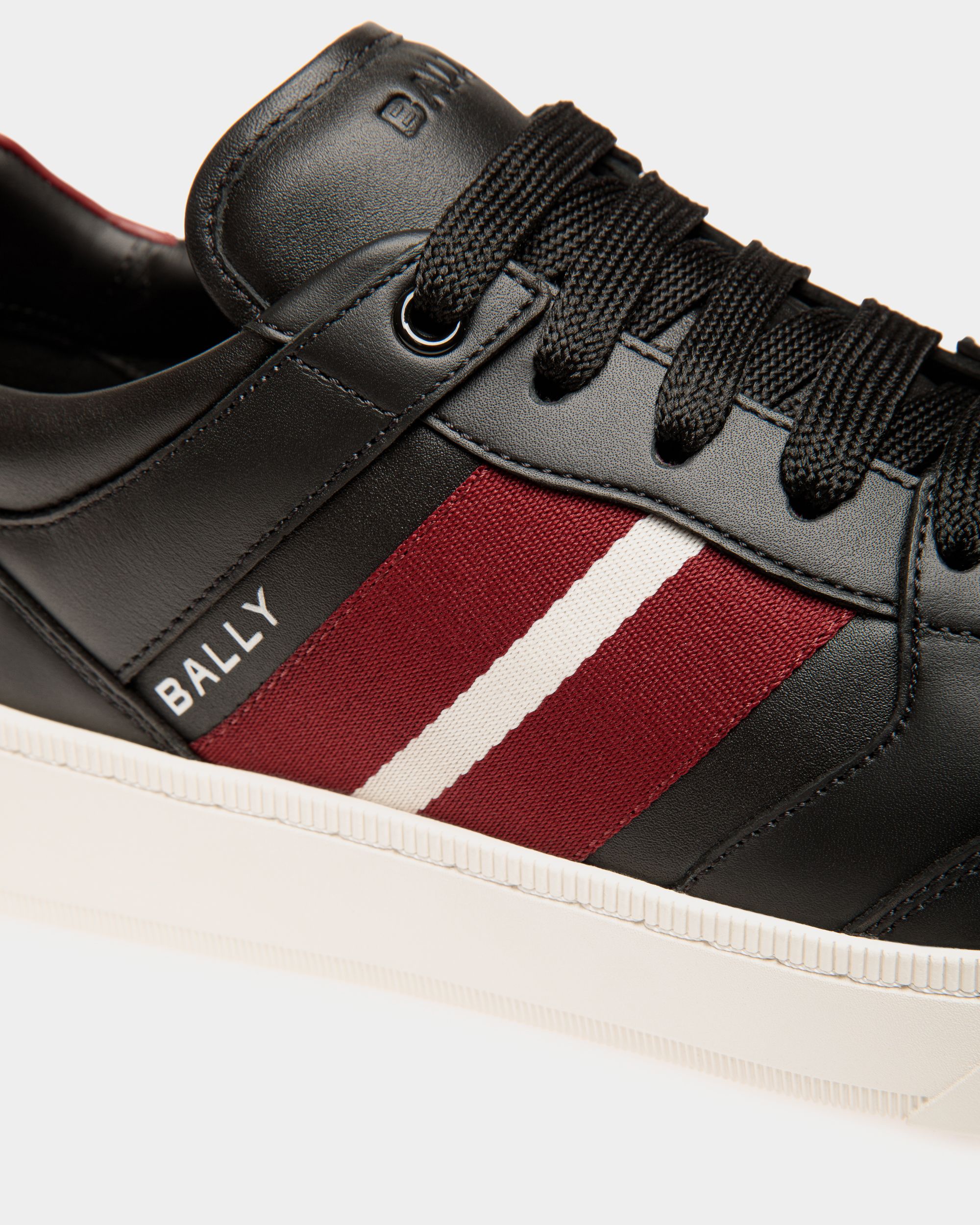 Raise Sneaker In Black Leather - Men's - Bally - 05
