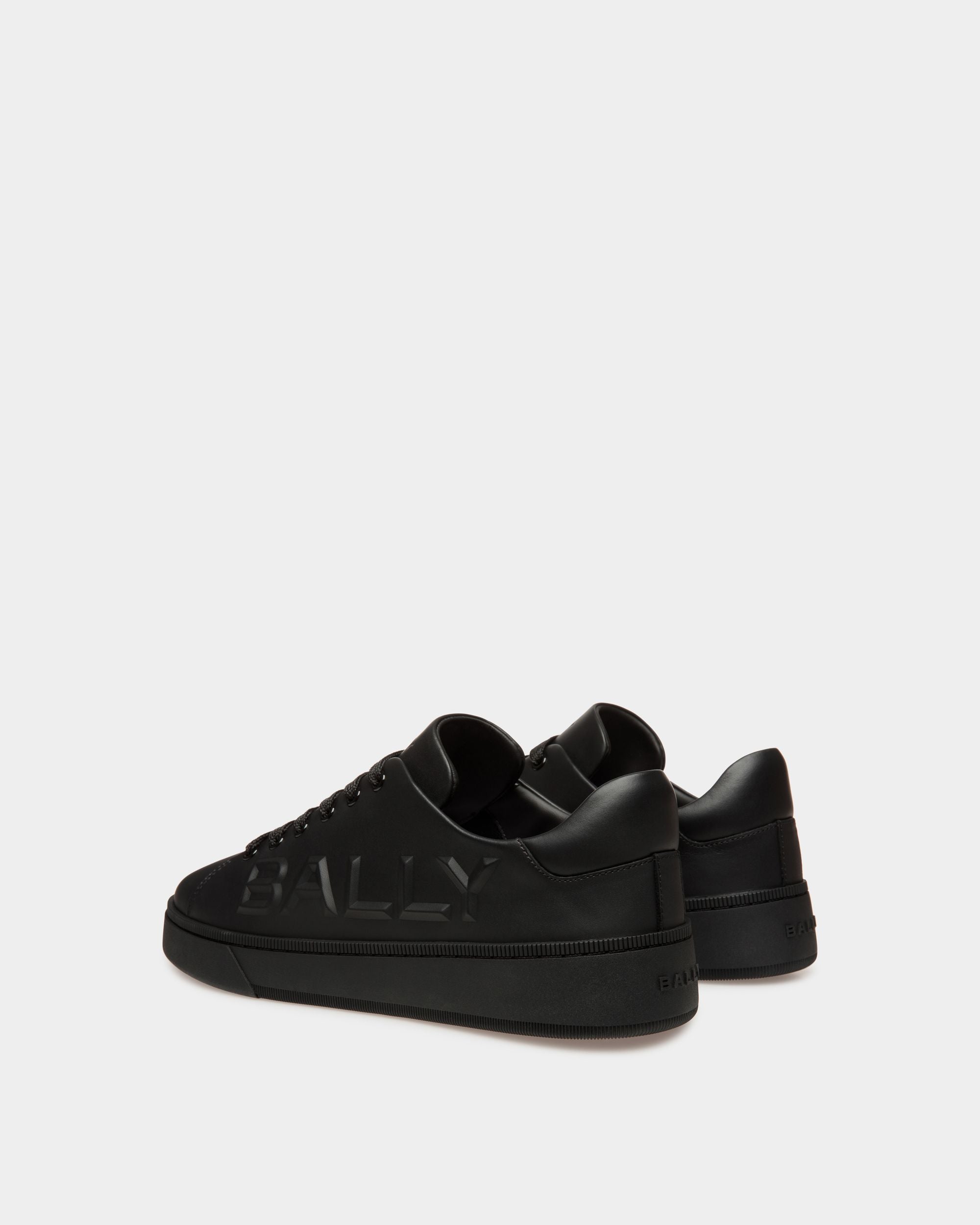 Raise Sneaker in Black Leather - Men's - Bally - 03