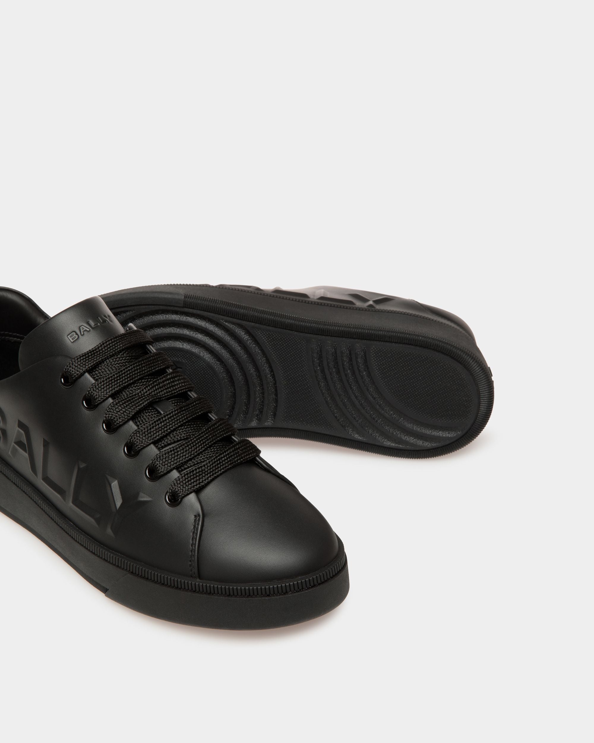 Raise Sneaker in Black Leather - Men's - Bally - 04