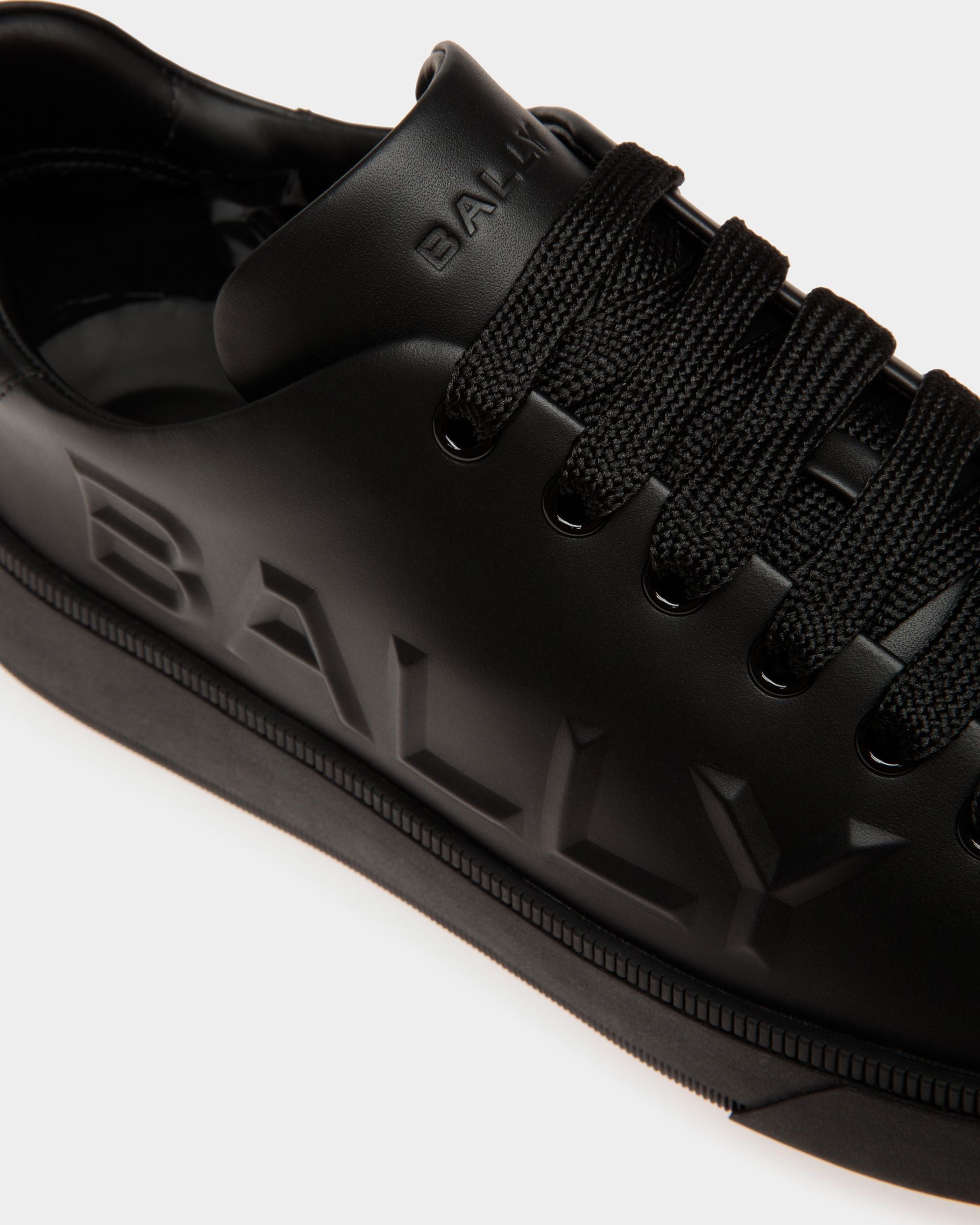 Raise Sneaker in Black Leather - Men's - Bally - 05
