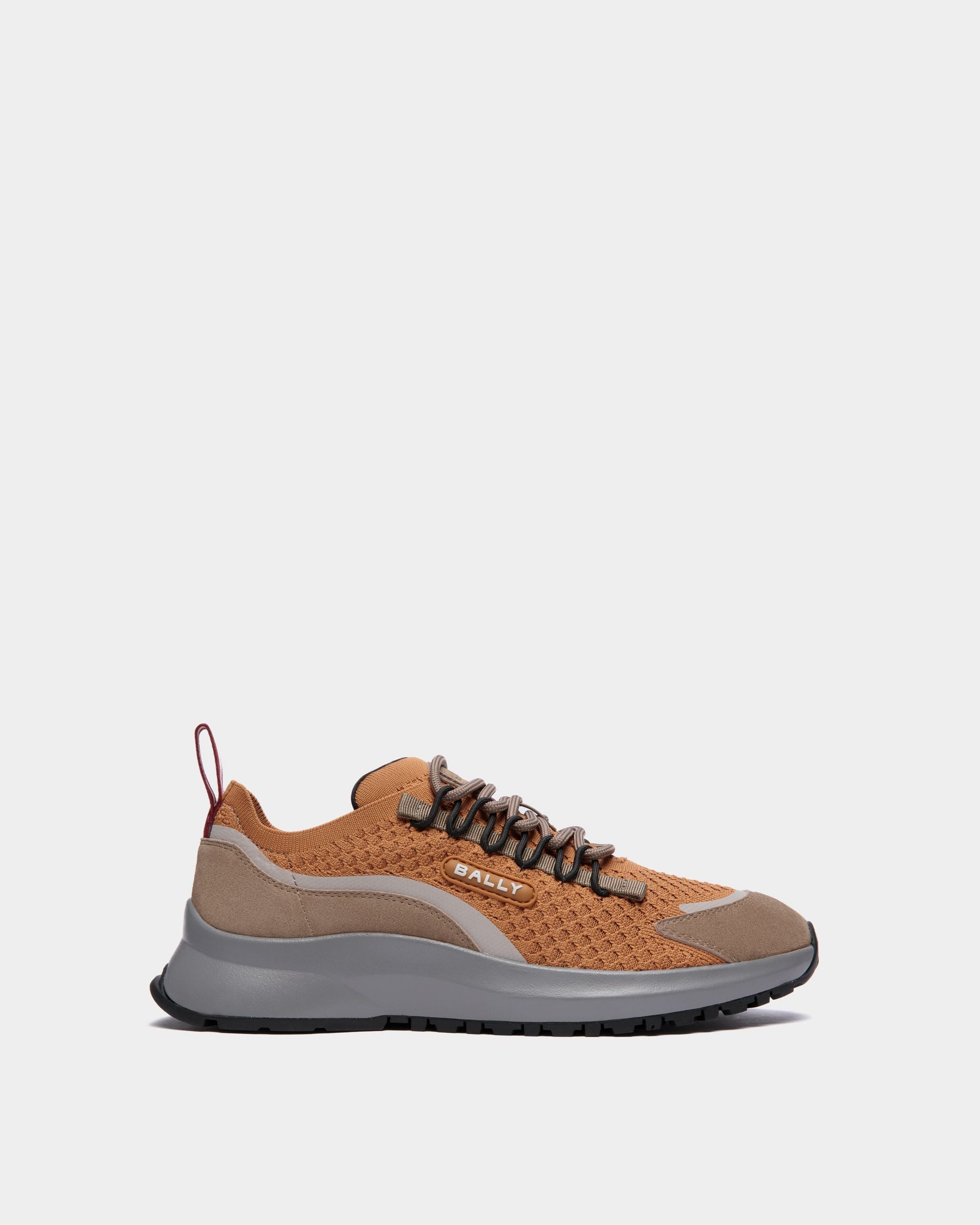 Outline Sneaker in Brown Nylon - Men's - Bally - 01