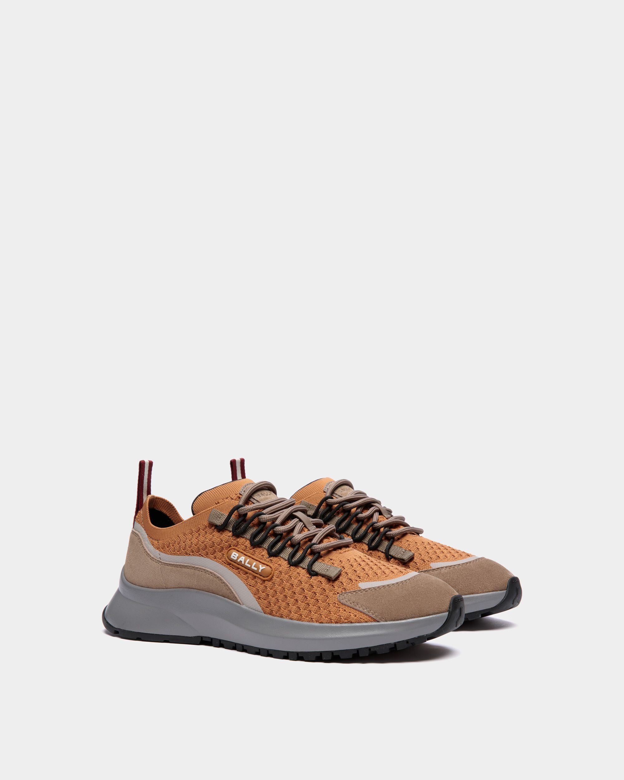 Outline Sneaker in Brown Nylon - Men's - Bally - 02