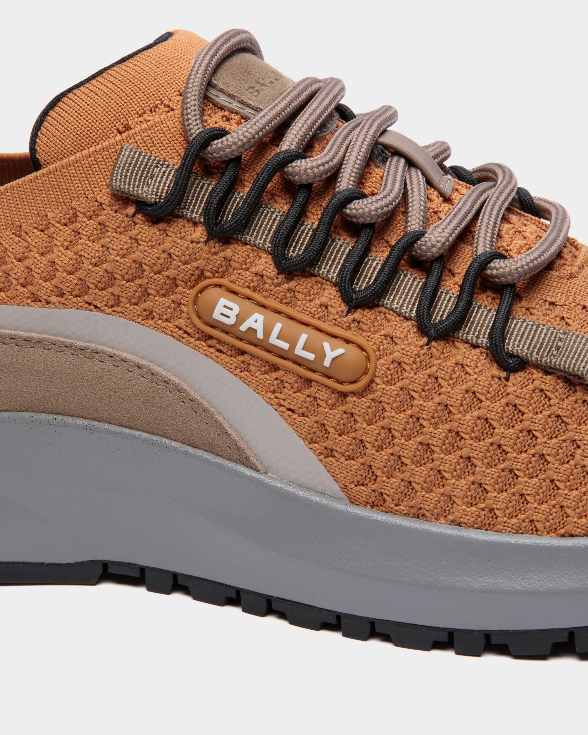 Outline Sneaker in Brown Nylon - Men's - Bally - 05