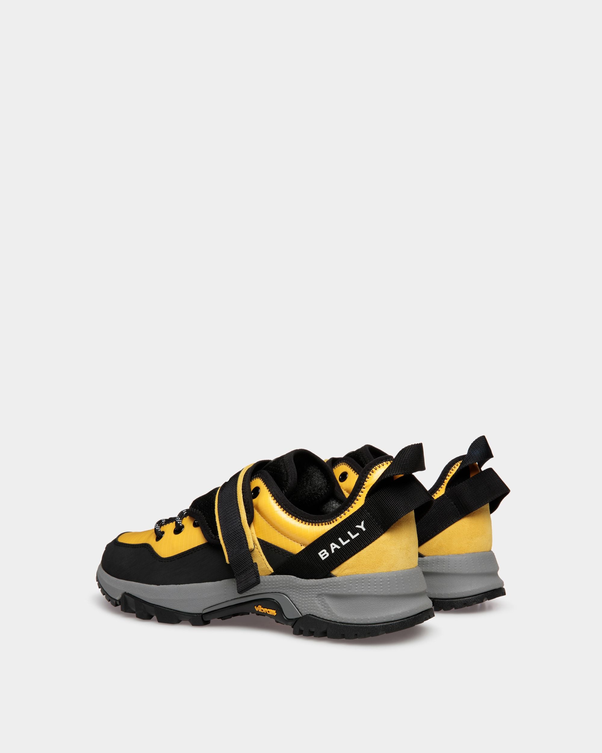 Faster Sneaker In Yellow Nylon - Men's - Bally - 04