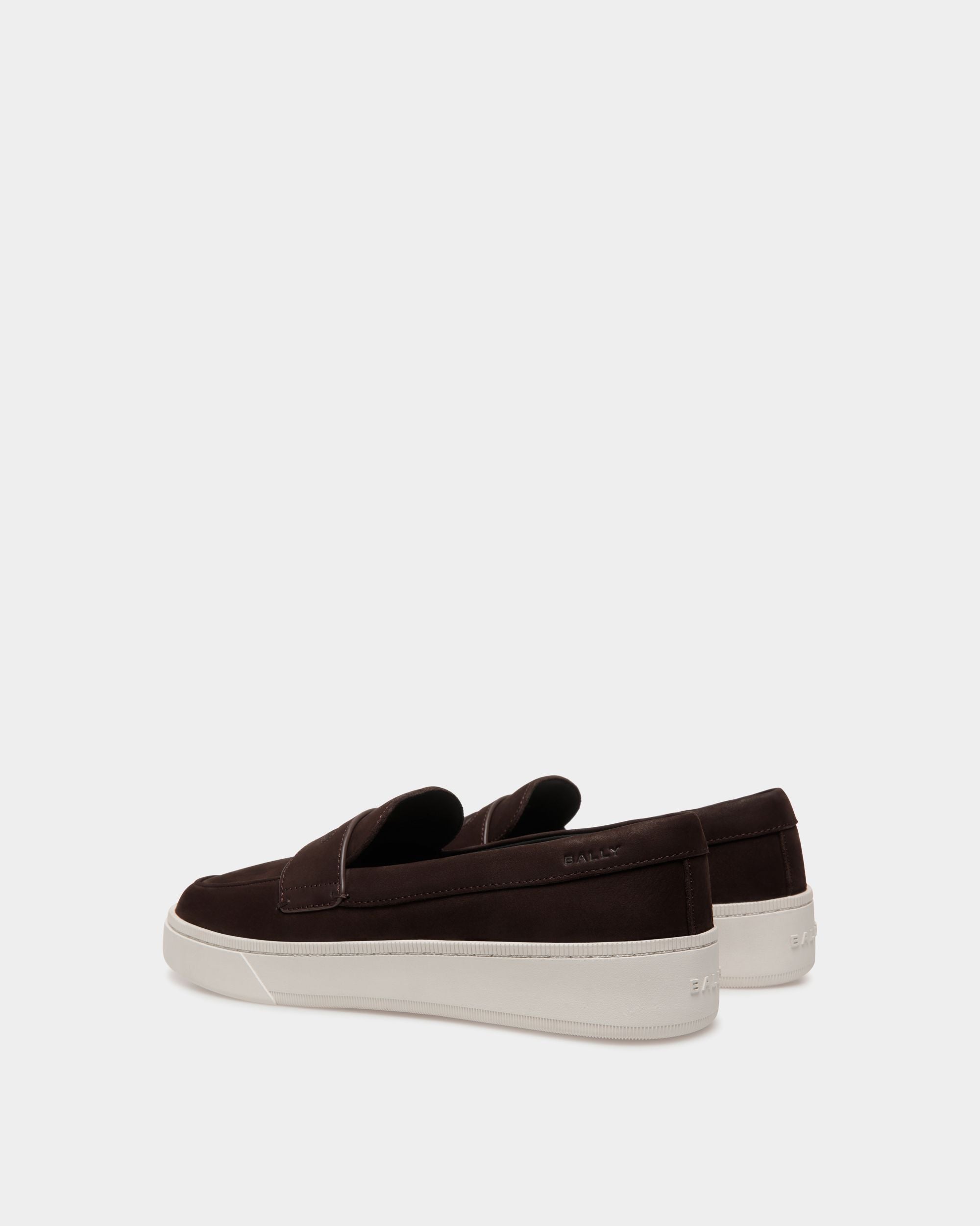 Raise Sneaker in Ebano Nubuck Leather - Men's - Bally - 04