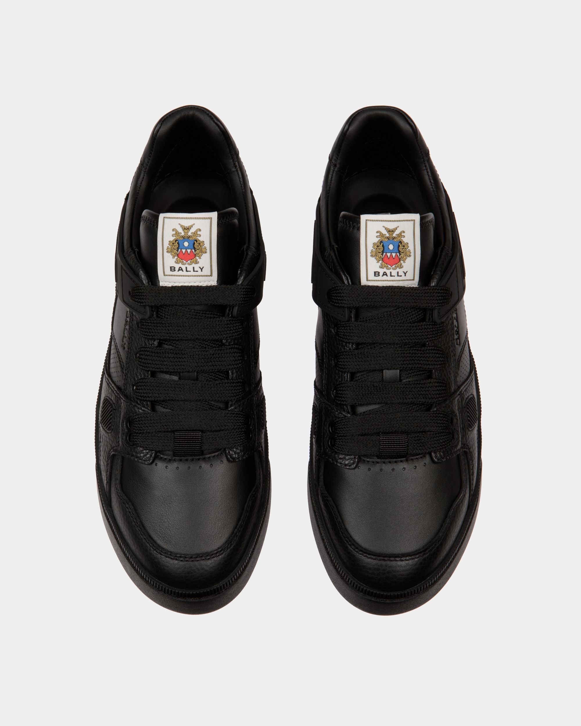 Raise Sneaker in Black Leather - Men's - Bally - 05