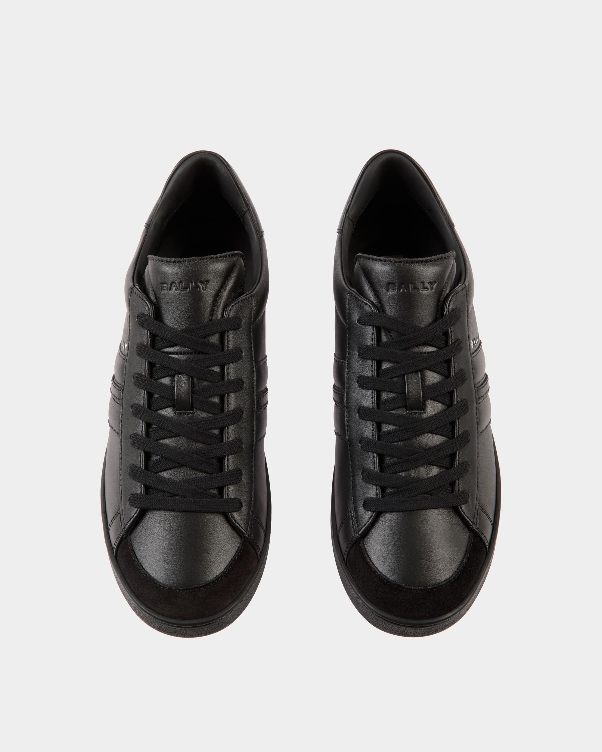 Tennis Sneaker In Black Leather - Men's - Bally - 05
