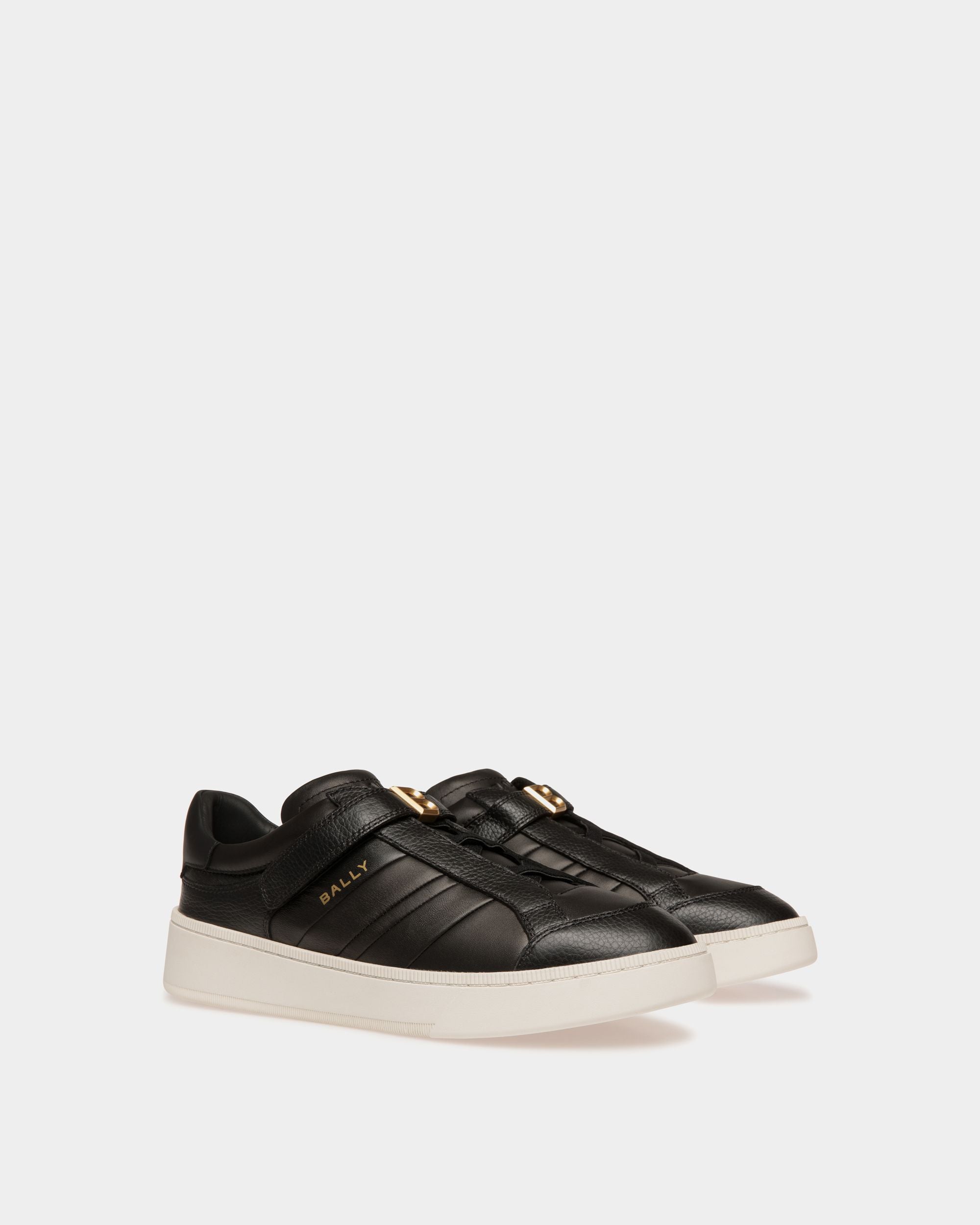 Raise Sneaker in Black Leather - Men's - Bally - 03