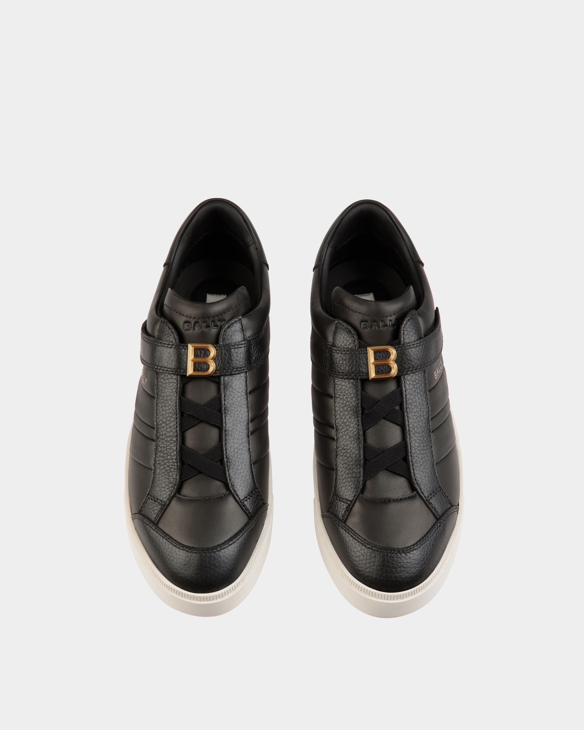 Raise Sneaker in Black Leather - Men's - Bally - 05