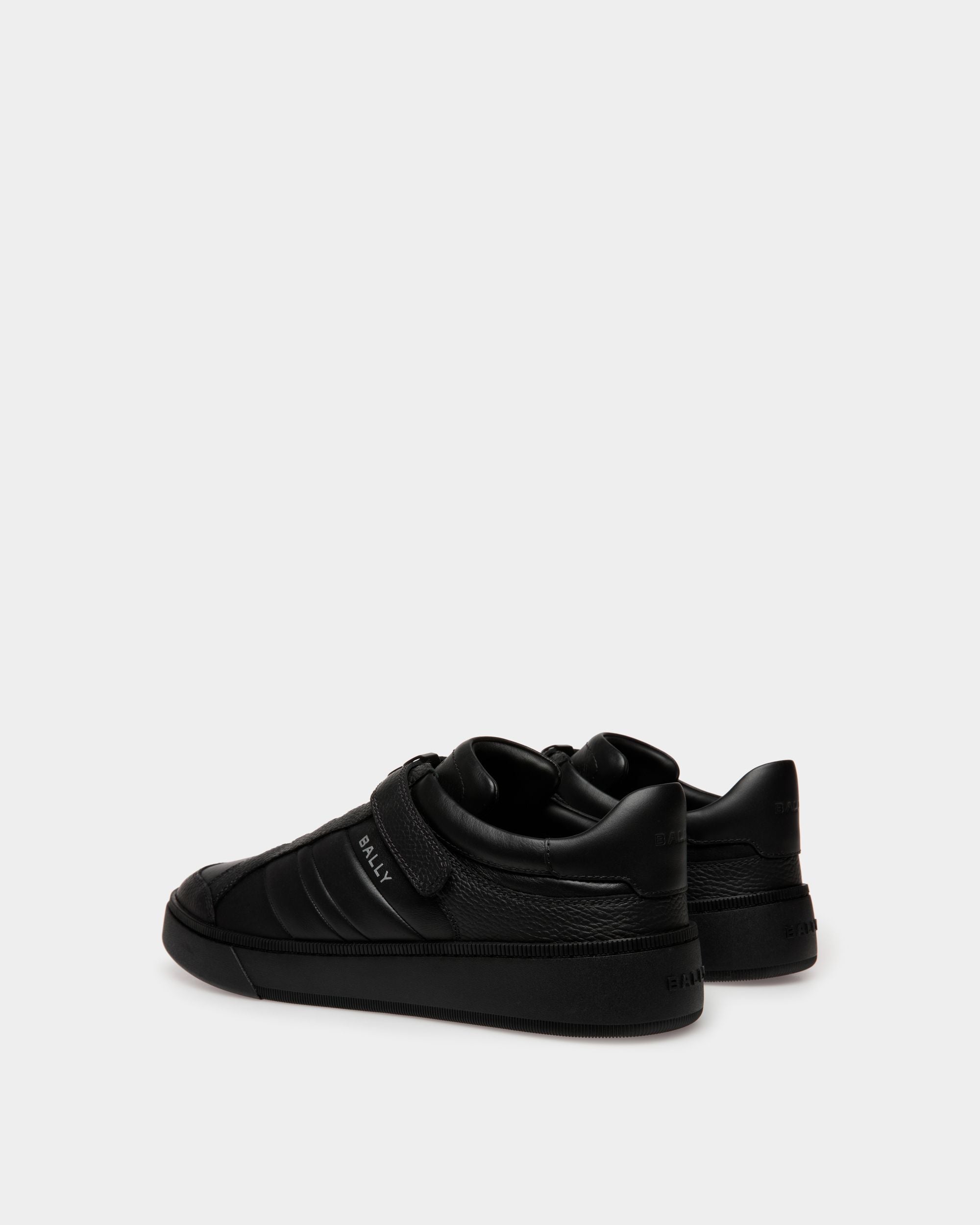 Raise Sneaker in Black Leather - Men's - Bally - 03