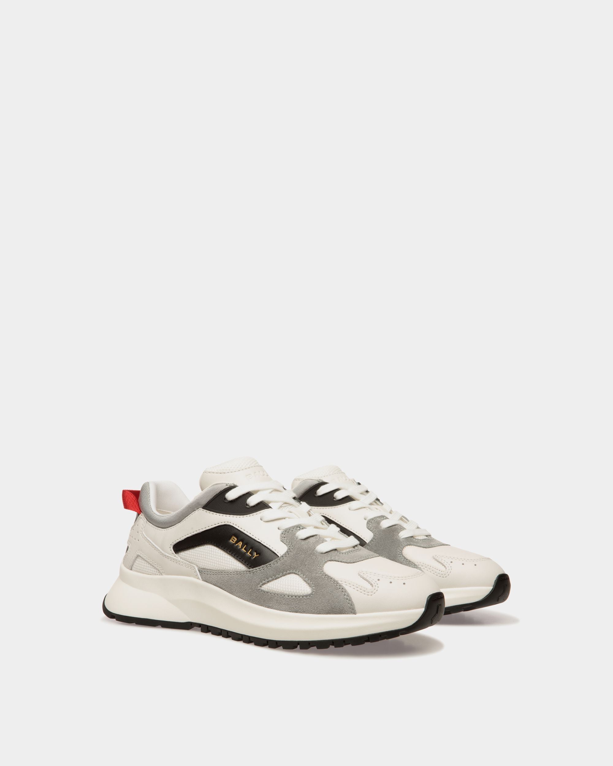 Outline Sneaker in Multicolor Leather and Nylon - Men's - Bally - 02