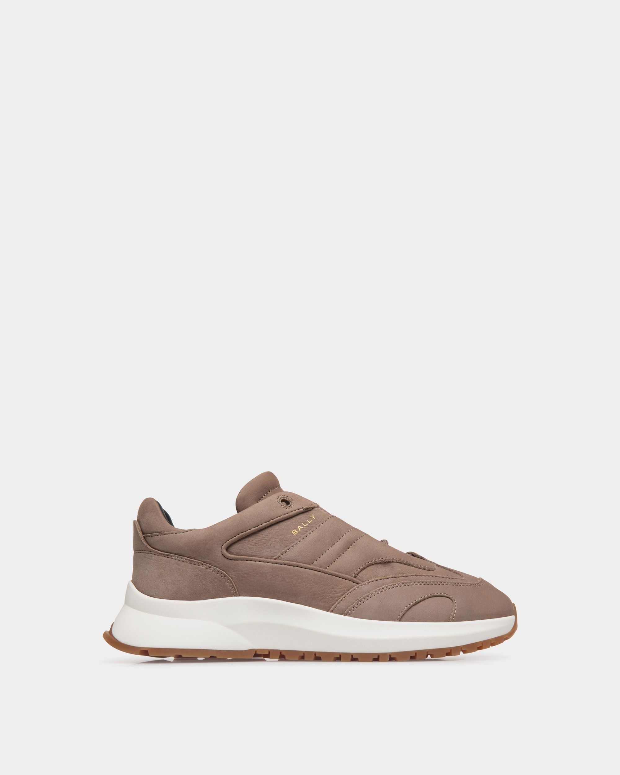 Outline Sneaker In Brown Leather - Men's - Bally - 01