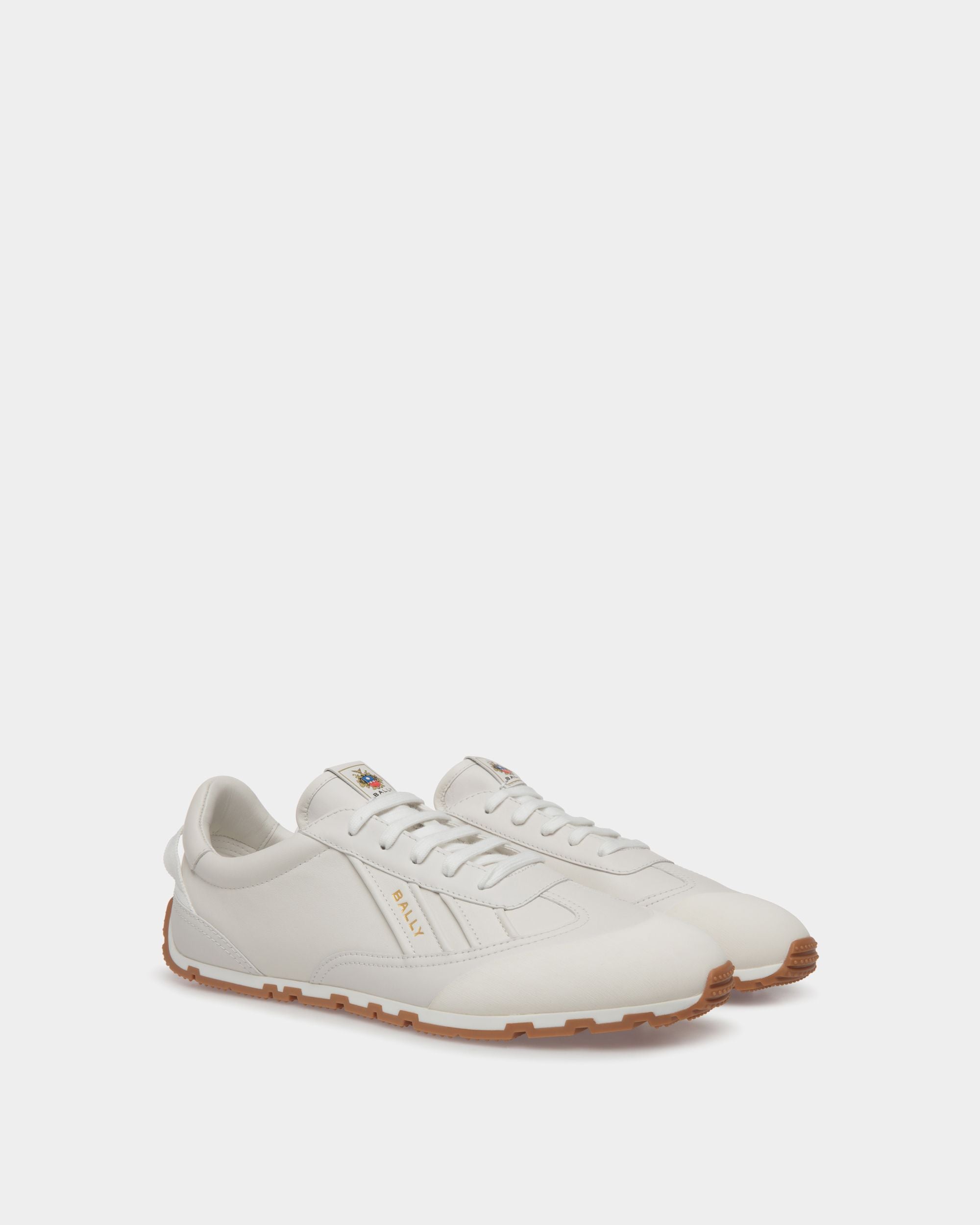 Quarry Sneaker in White Leather - Men's - Bally - 02