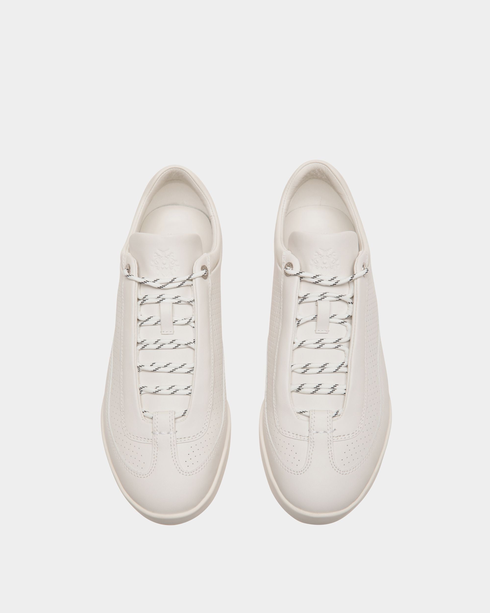 Manto Runner Sneaker in White Leather - Men's - Bally - 04