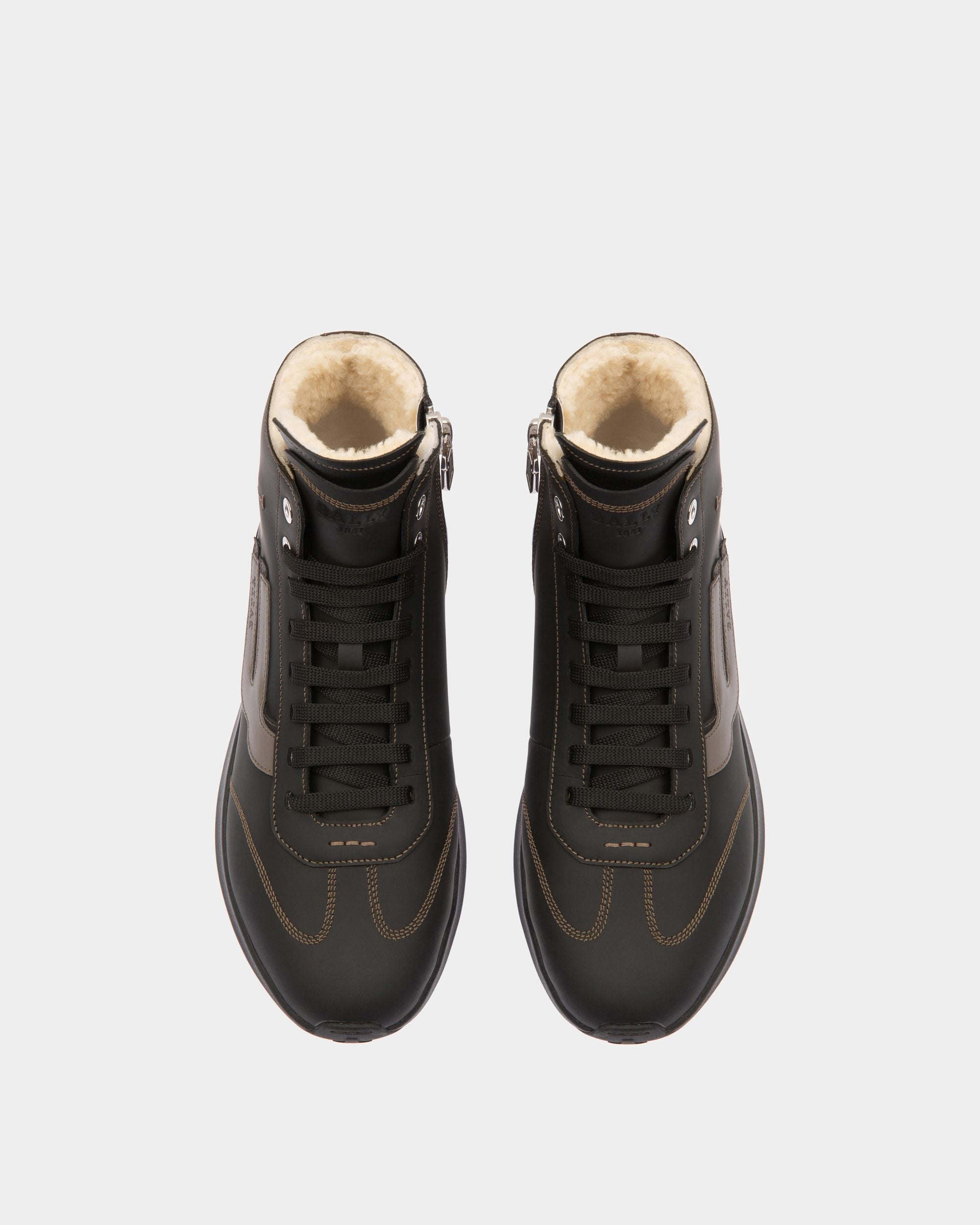 Darrel Leather Sneakers In Black - Men's - Bally - 03