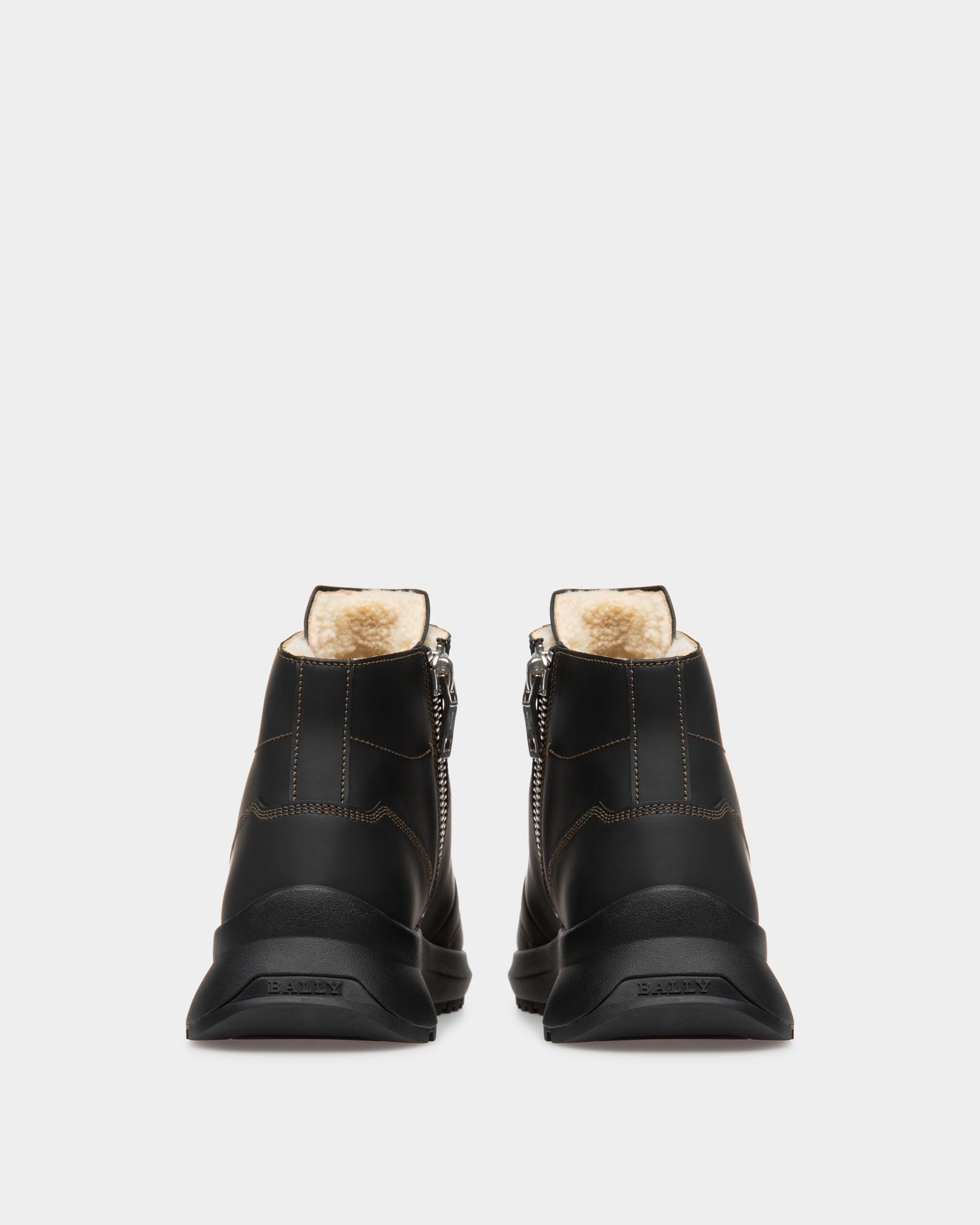 Darrel Leather Sneakers In Black - Men's - Bally - 04