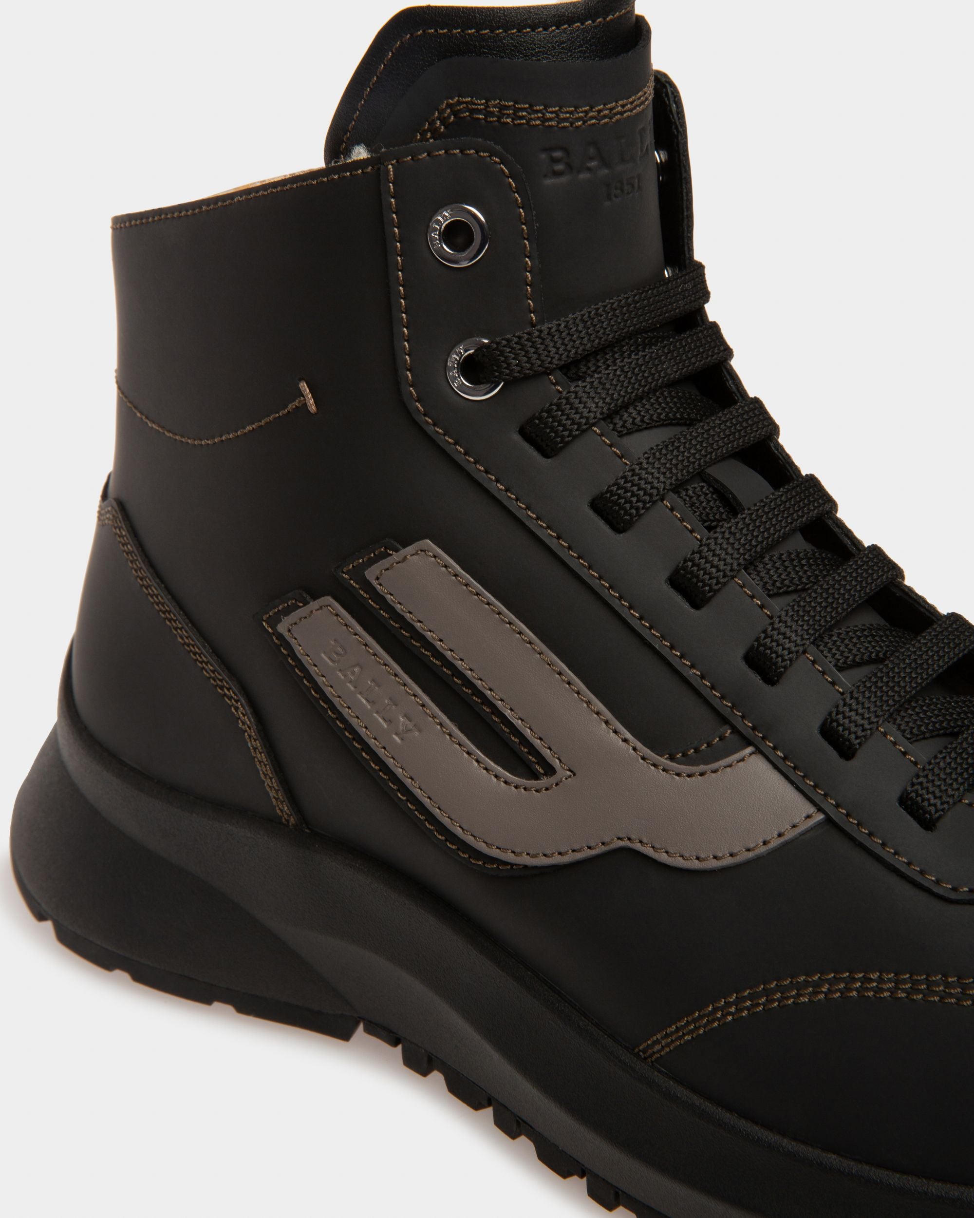 Darrel Leather Sneakers In Black - Men's - Bally - 06