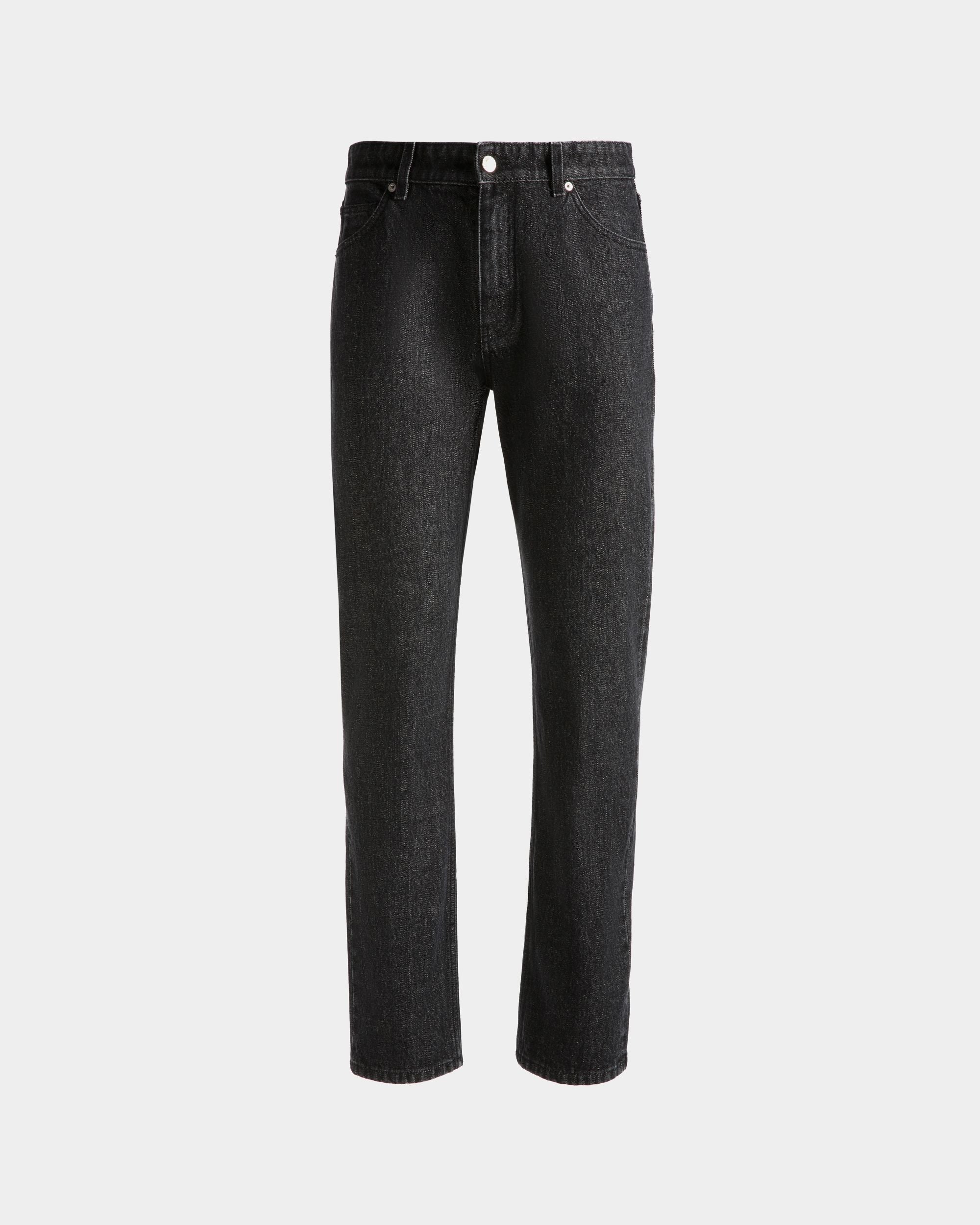 5-Pocket Pants In Grey Cotton - Men's - Bally - 01