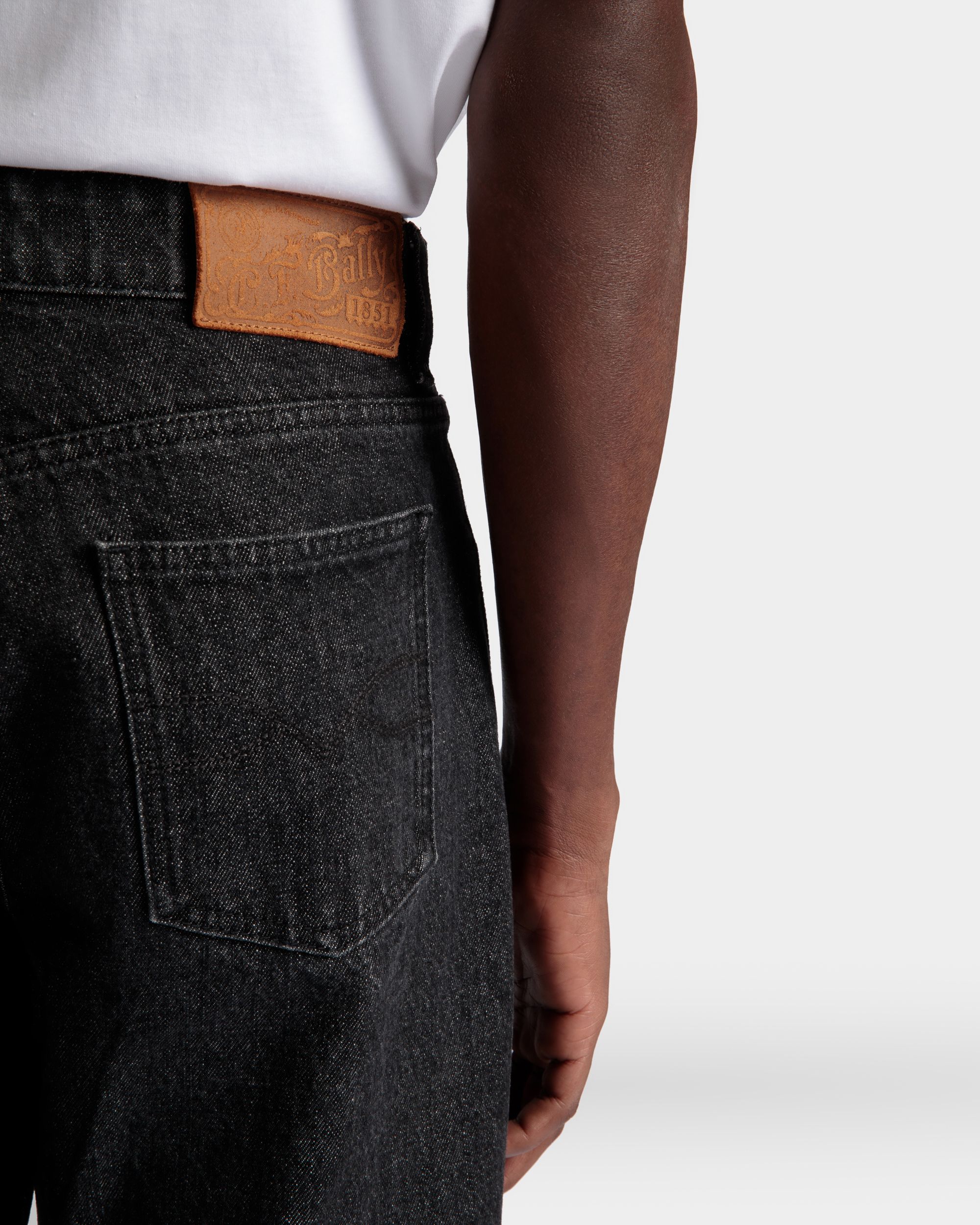 5-Pocket Pants In Grey Cotton - Men's - Bally - 04
