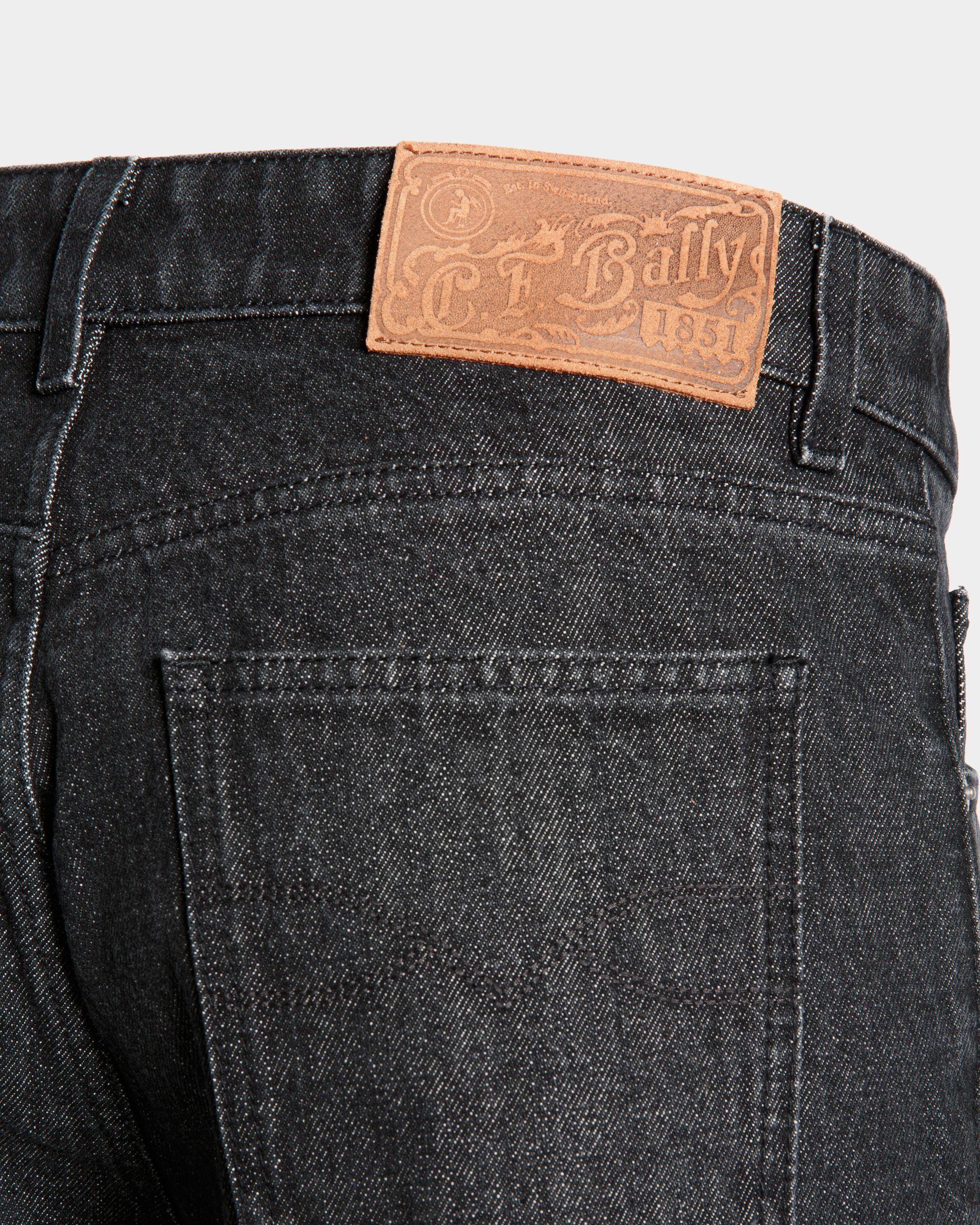 5-Pocket Pants In Grey Cotton - Men's - Bally - 05
