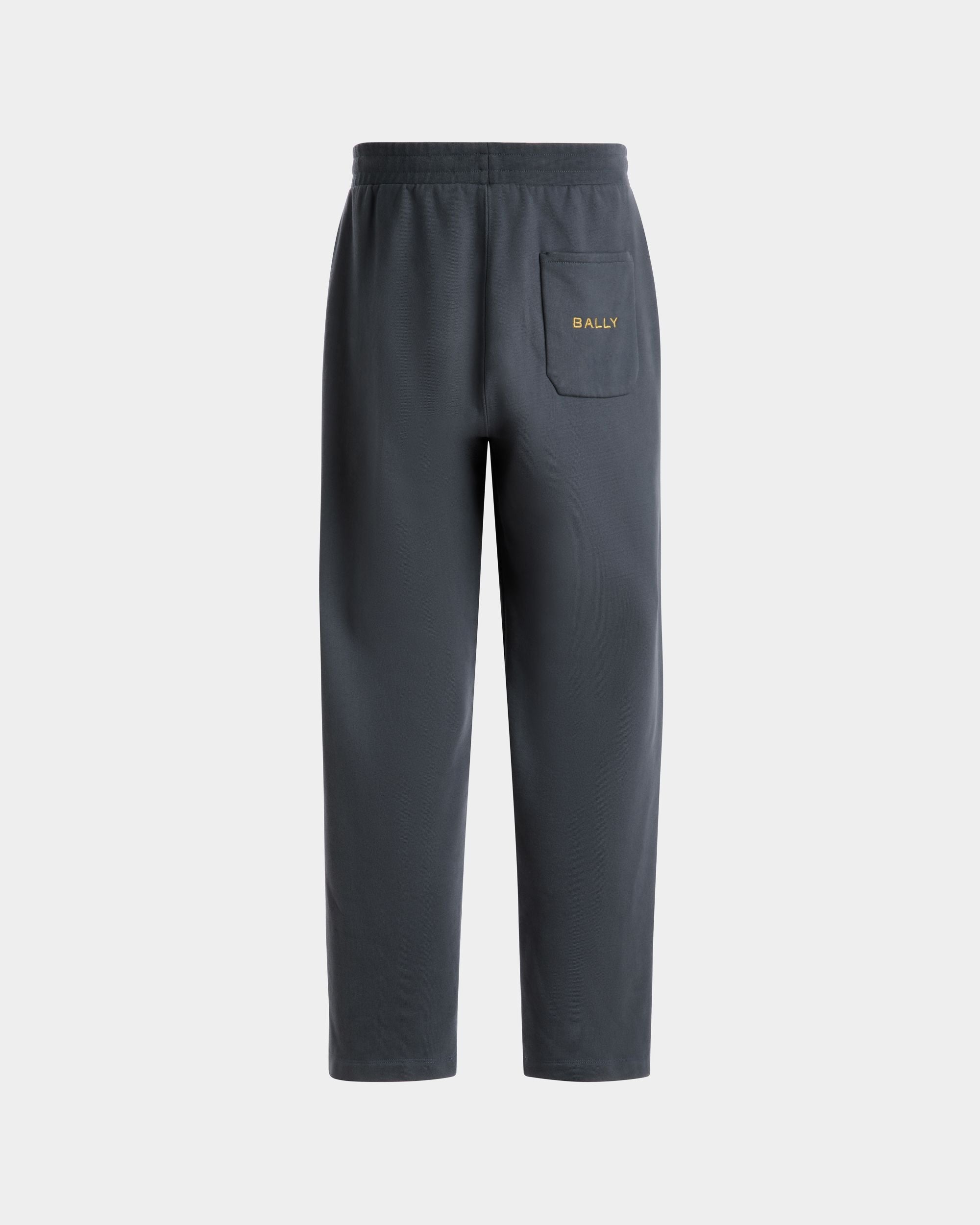 Drawstring Sweatpants In Stone Cotton - Men's - Bally - 03